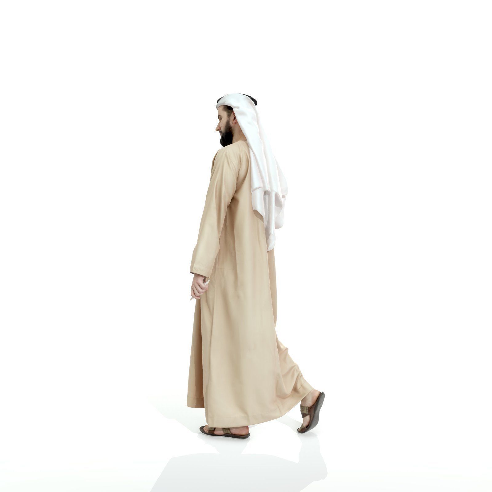 Arab Man Holding Phone ArMan0003-HD2-O01P04-S 3D model_18