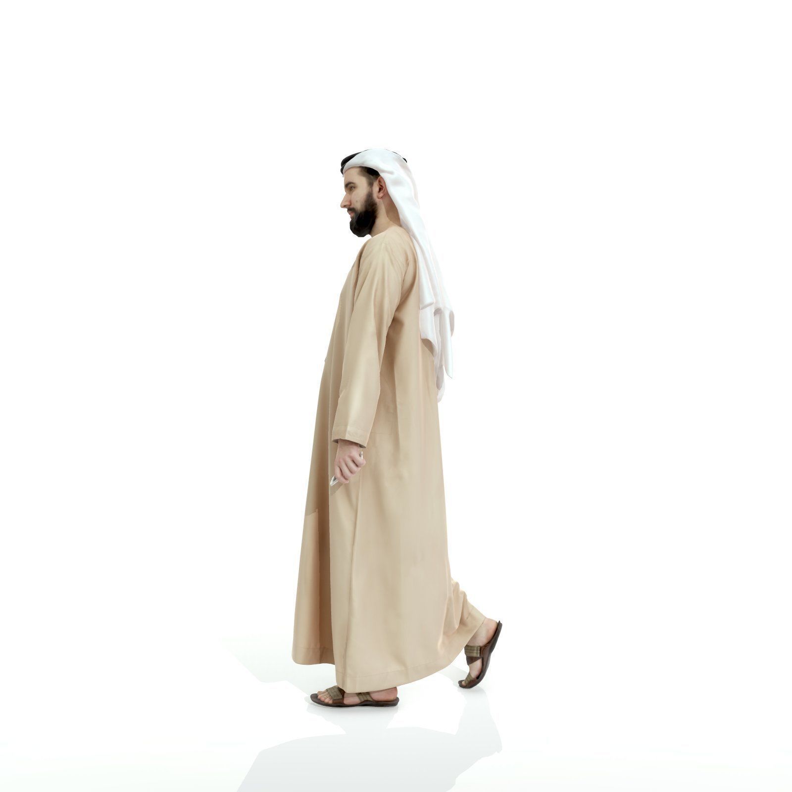 Arab Man Holding Phone ArMan0003-HD2-O01P04-S 3D model_64