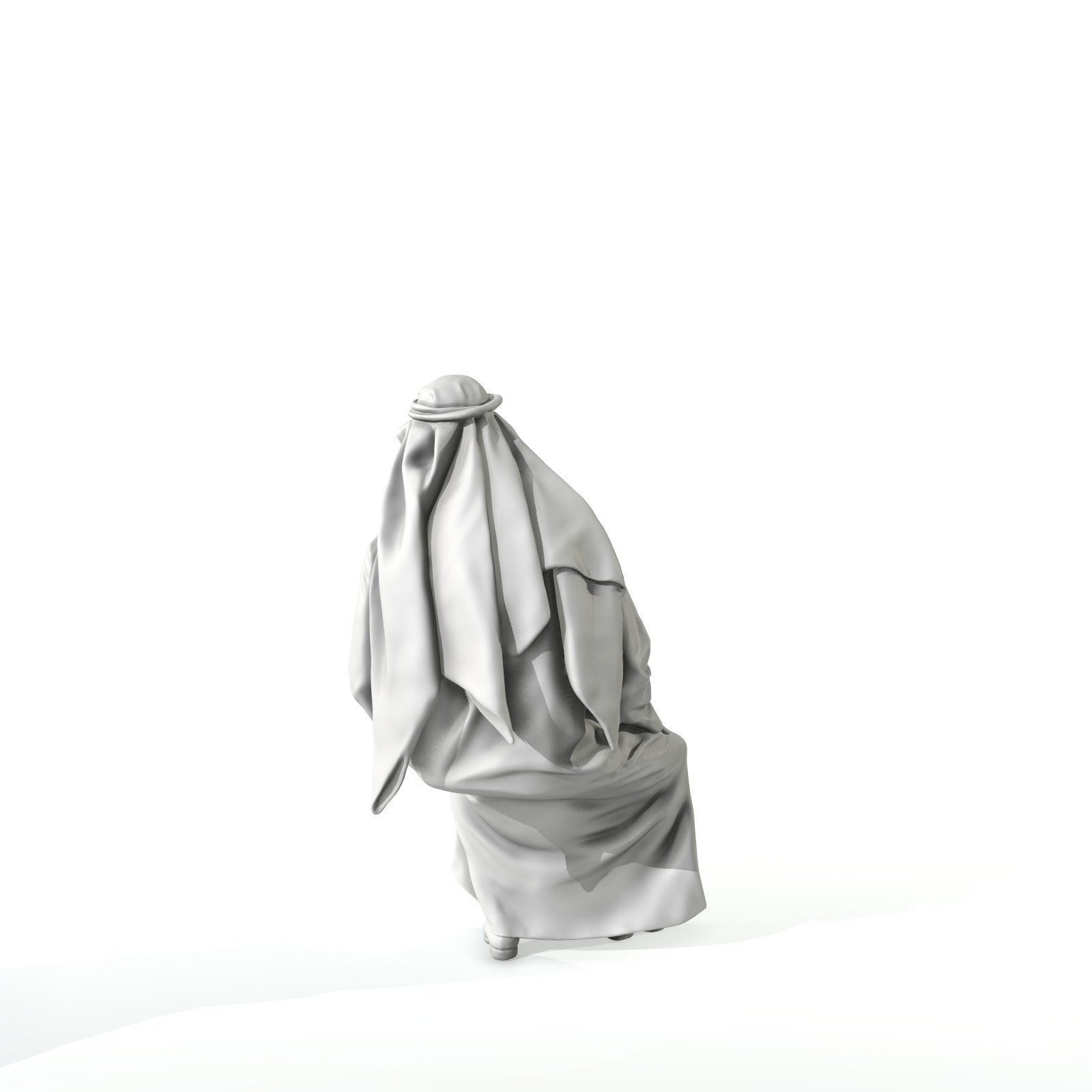 Sitting Arab Man Wearing White Thawb ArMan0004-HD2-O01P01-S 3D model_58