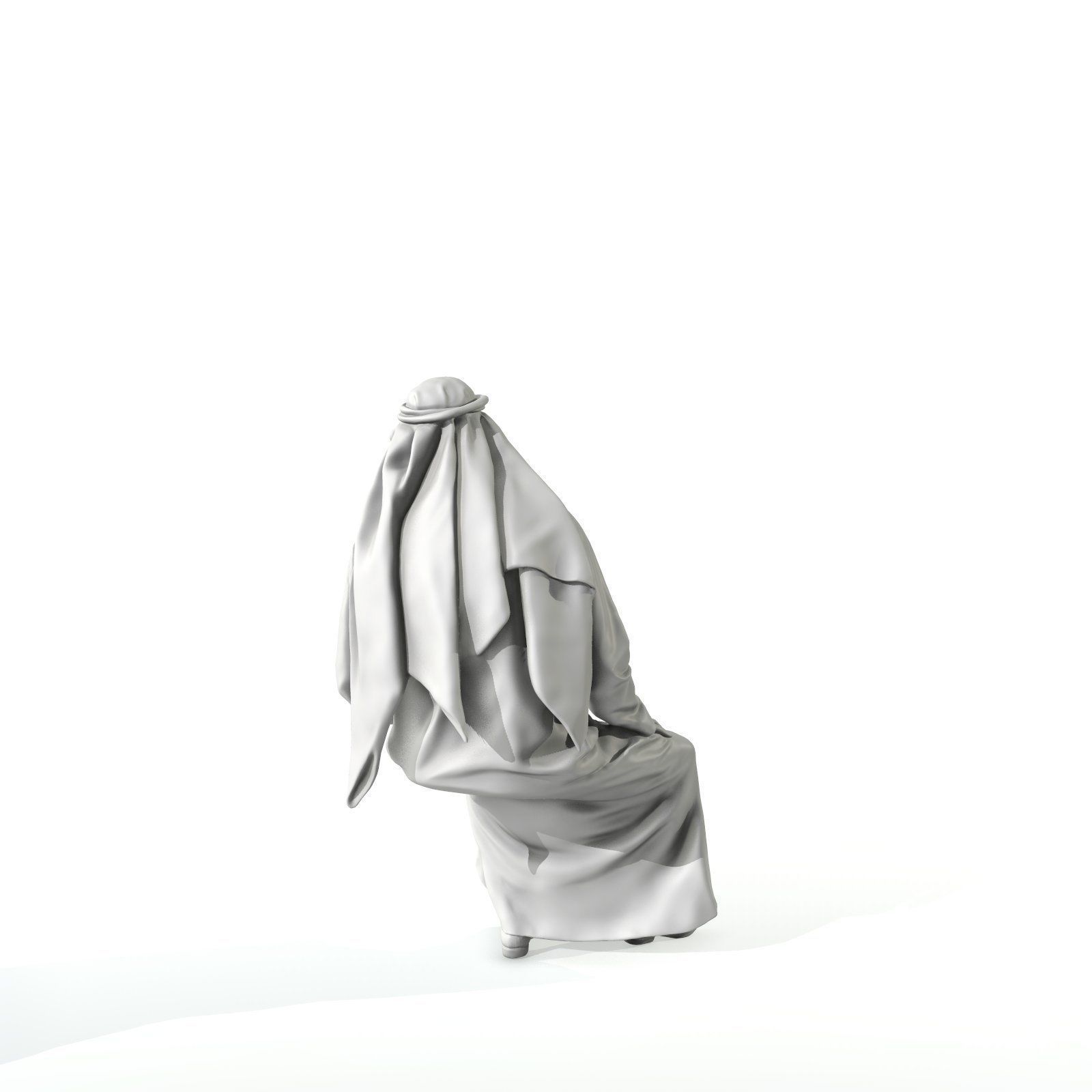 Sitting Arab Man Wearing White Thawb ArMan0004-HD2-O01P01-S 3D model_44