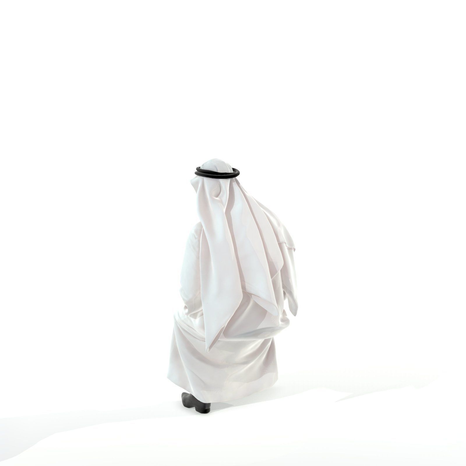 Sitting Arab Man Wearing White Thawb ArMan0004-HD2-O01P01-S 3D model_48