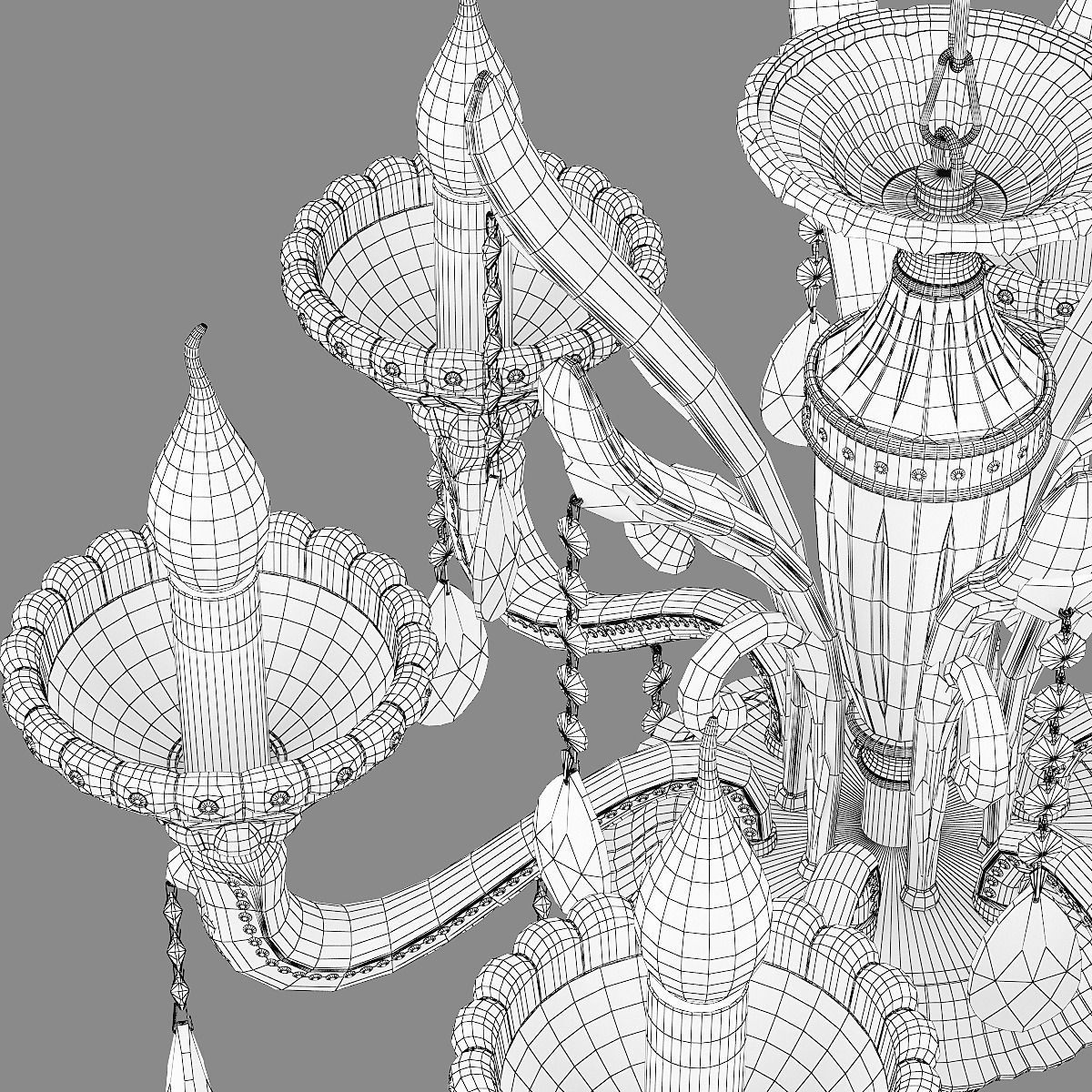 698062 Alzata Osgona Chandelier 3D model_3