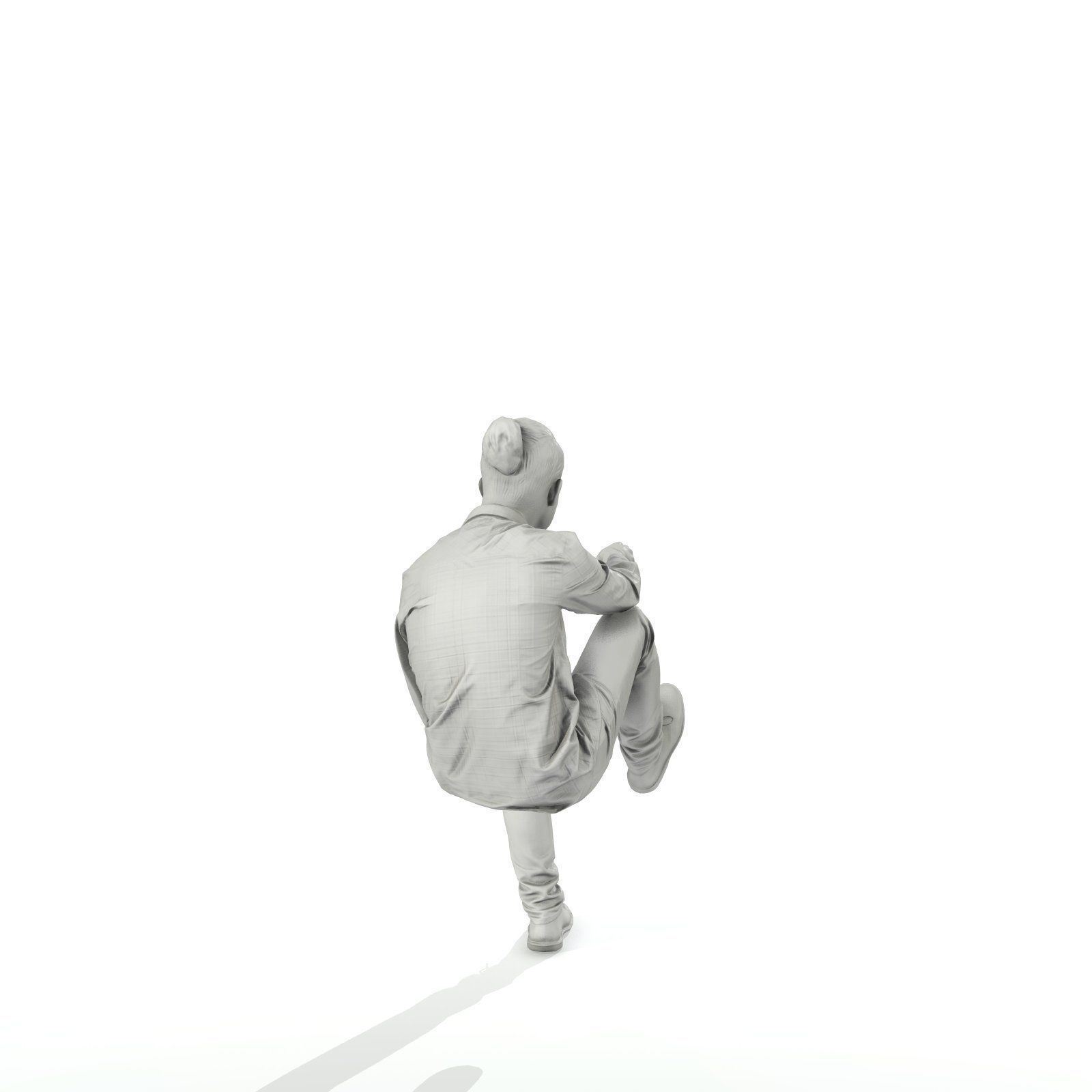 Casual Man Watching TV CMan0314-HD2-O01P01-S 3D model_9