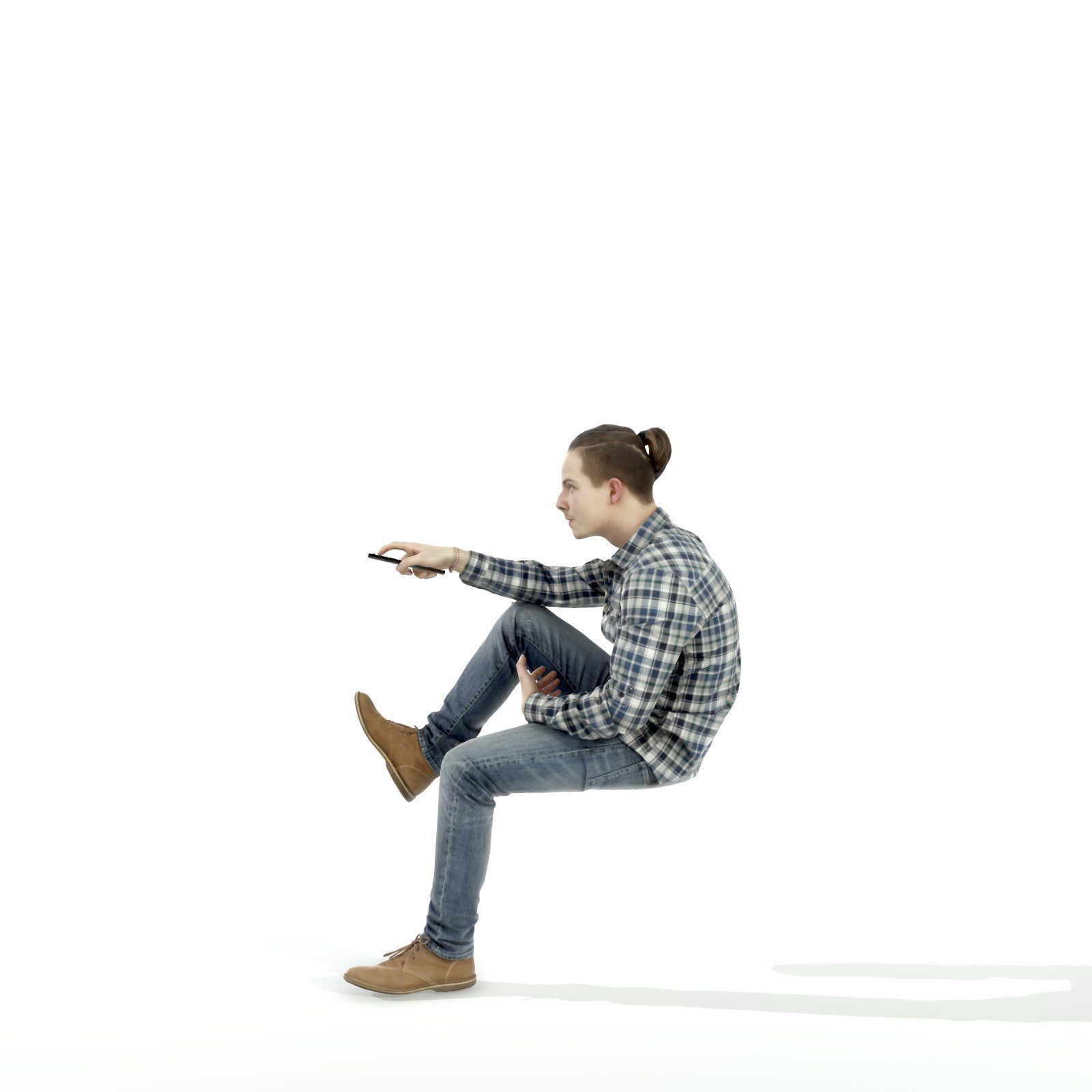 Casual Man Watching TV CMan0314-HD2-O01P01-S 3D model_54