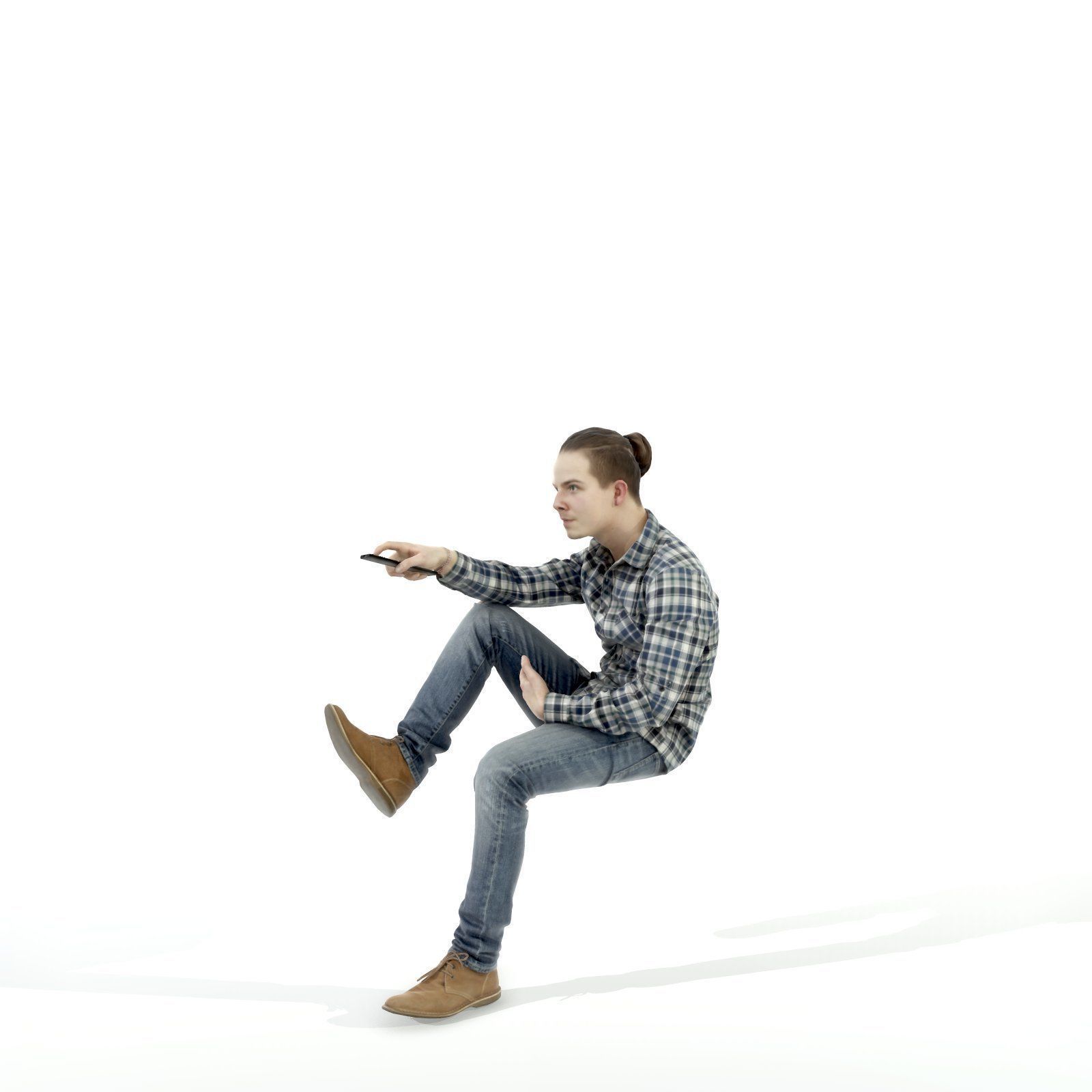 Casual Man Watching TV CMan0314-HD2-O01P01-S 3D model_56