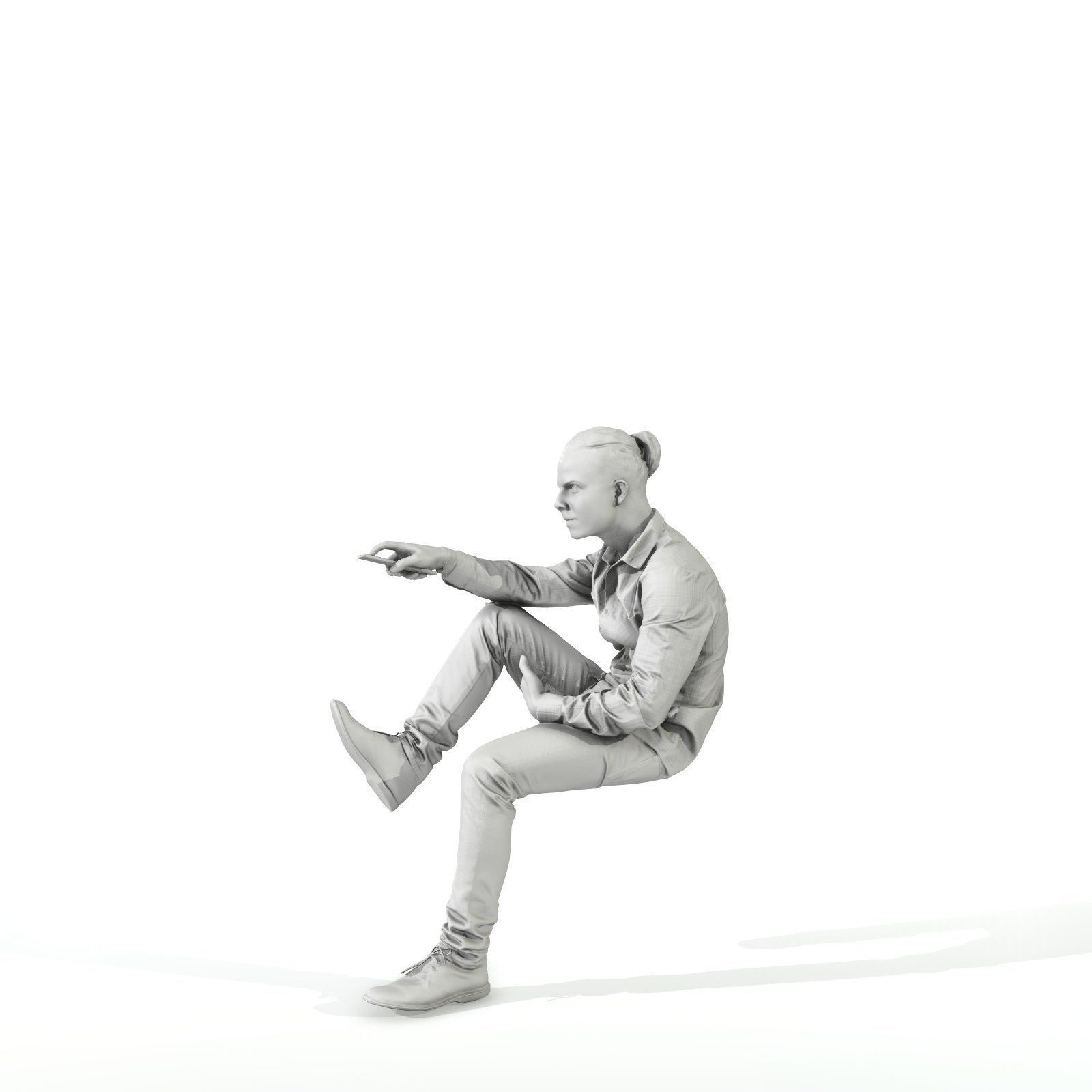 Casual Man Watching TV CMan0314-HD2-O01P01-S 3D model_36