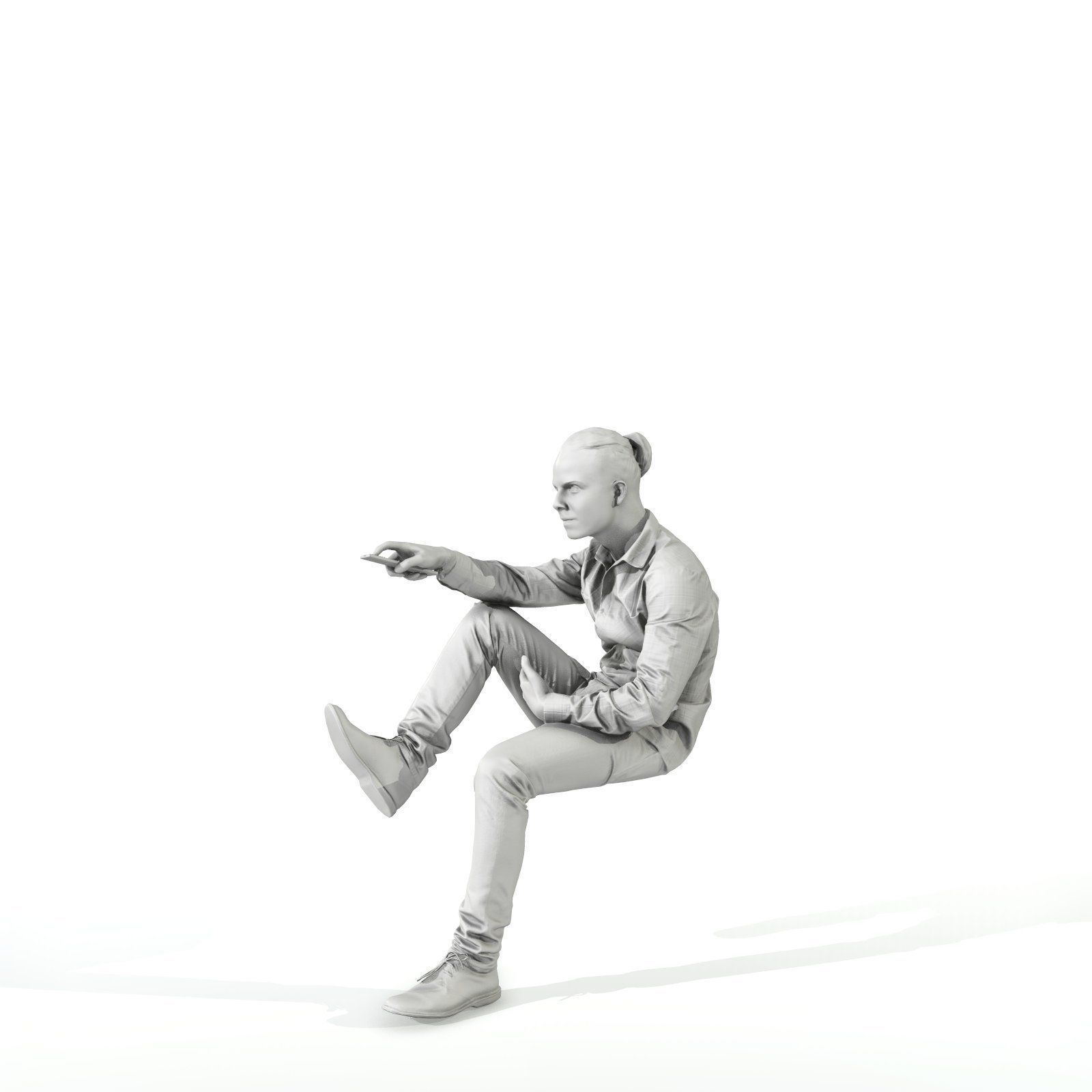 Casual Man Watching TV CMan0314-HD2-O01P01-S 3D model_20