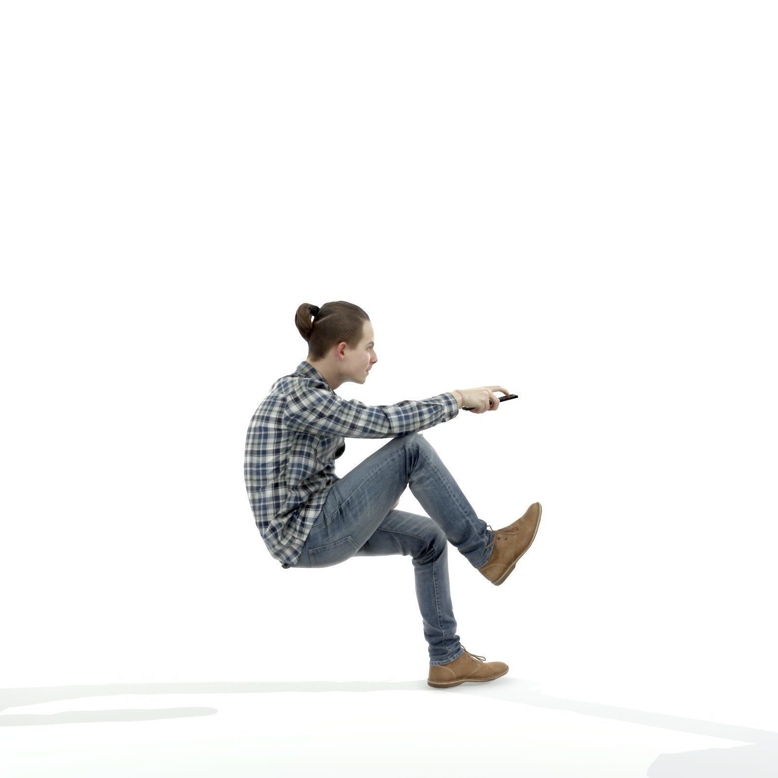 Casual Man Watching TV CMan0314-HD2-O01P01-S 3D model_69