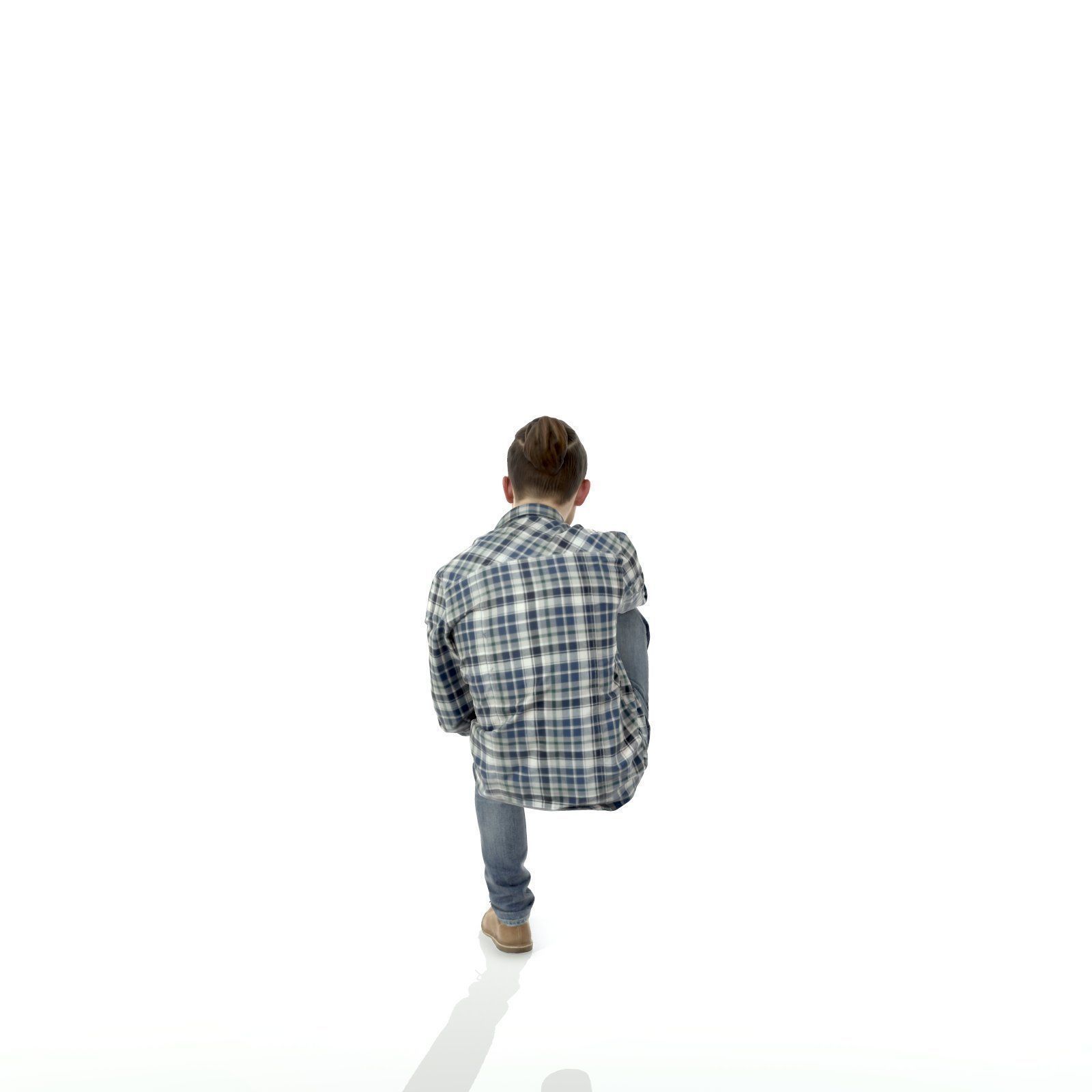 Casual Man Watching TV CMan0314-HD2-O01P01-S 3D model_41