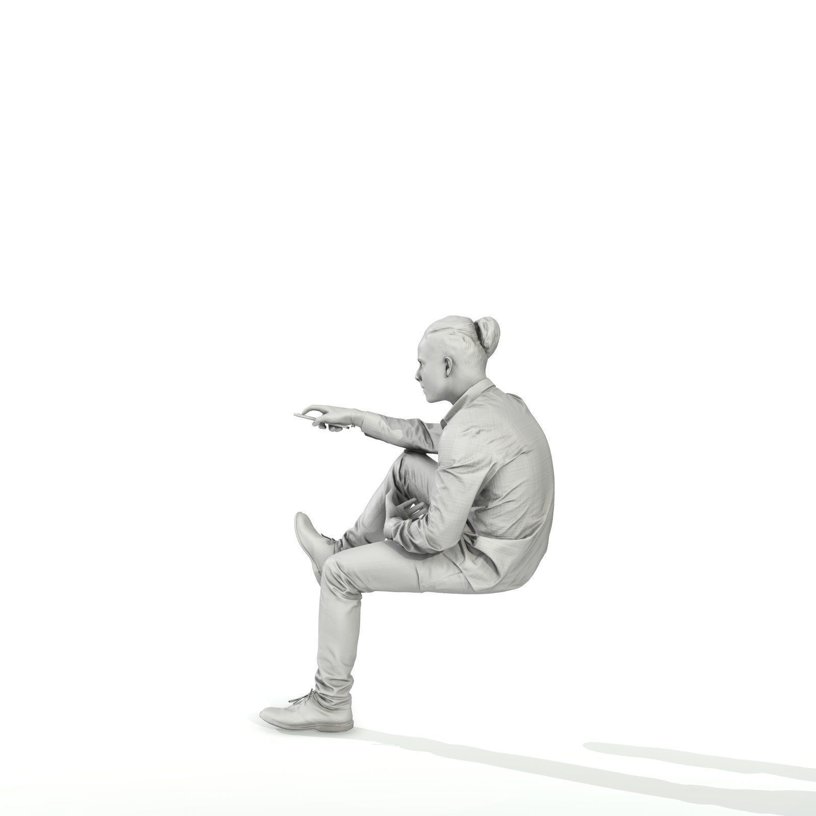 Casual Man Watching TV CMan0314-HD2-O01P01-S 3D model_6