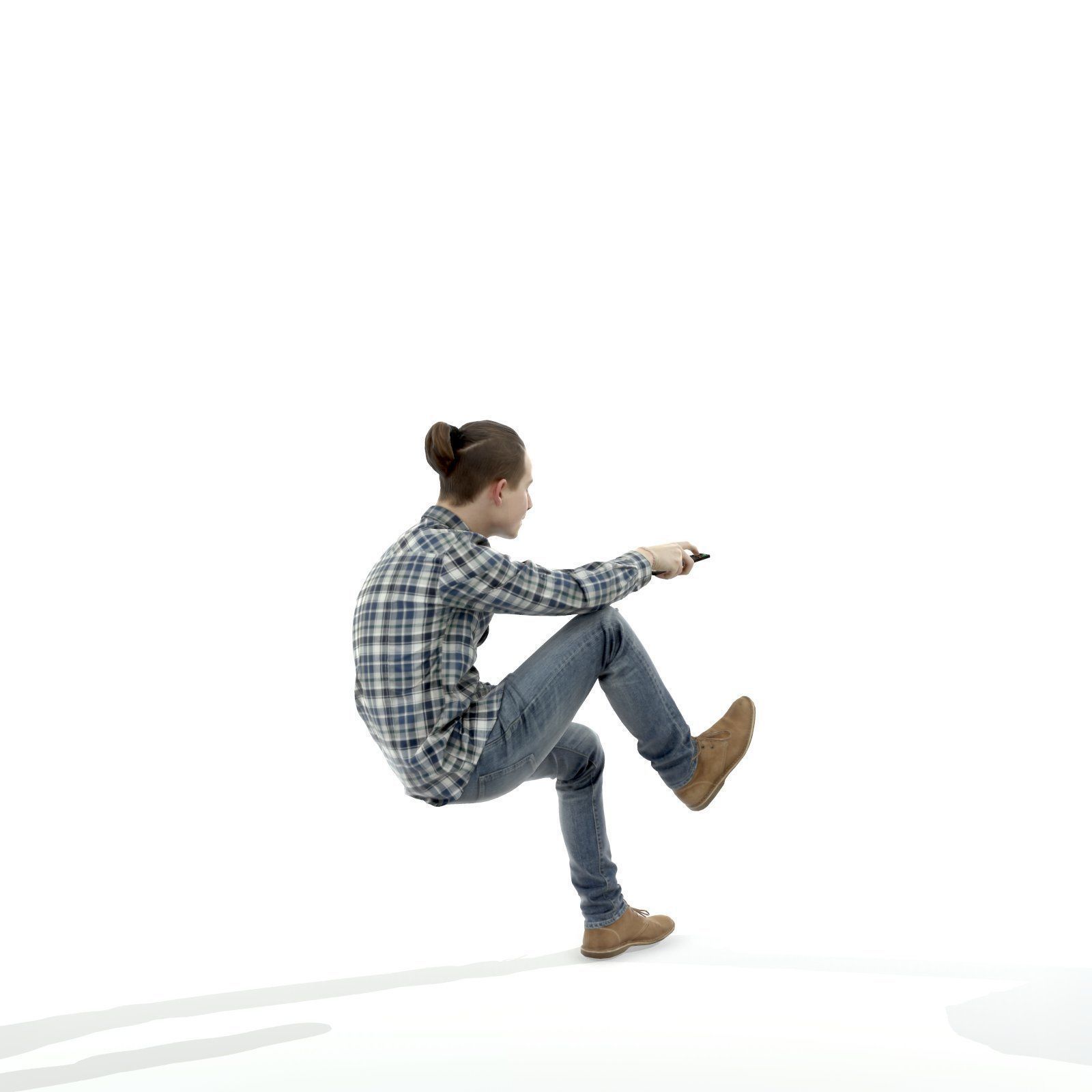 Casual Man Watching TV CMan0314-HD2-O01P01-S 3D model_53