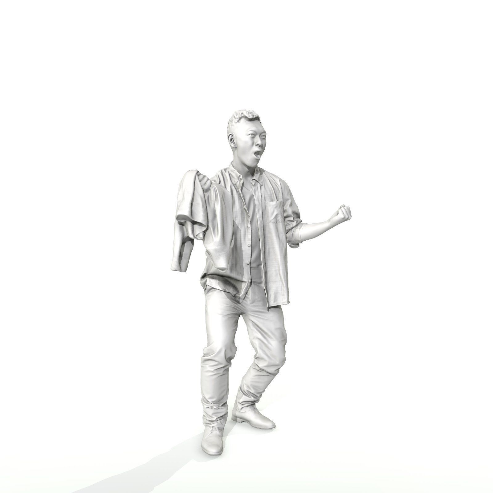 Cheering Standing Man CMan0313-HD2-O01P01-S 3D model_67