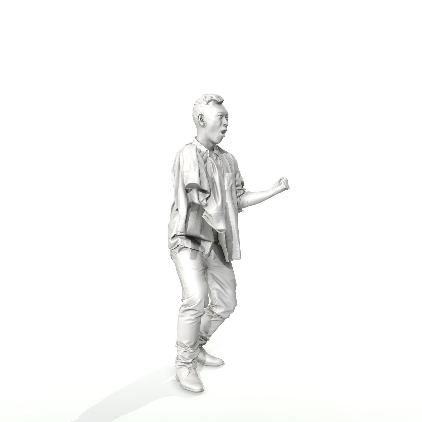 Cheering Standing Man CMan0313-HD2-O01P01-S 3D model_59