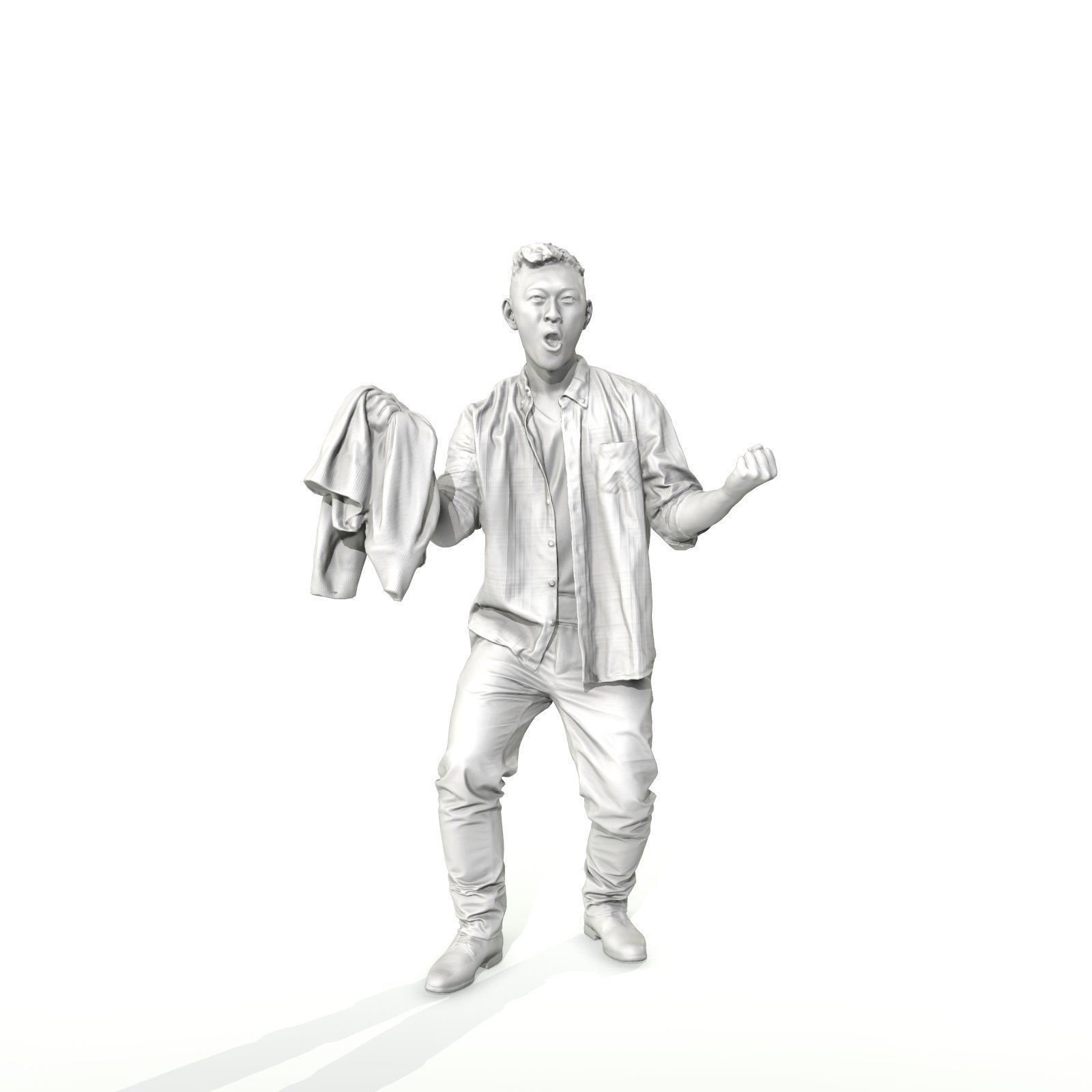 Cheering Standing Man CMan0313-HD2-O01P01-S 3D model_66