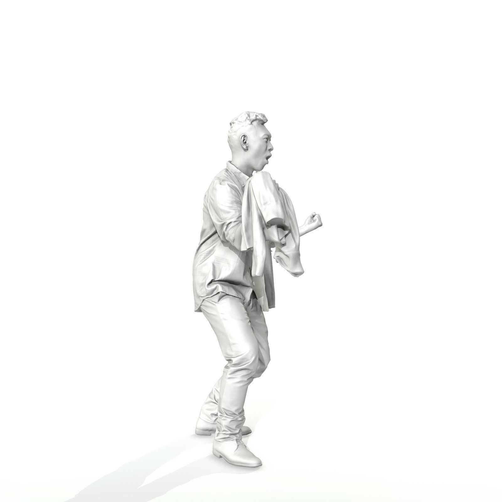 Cheering Standing Man CMan0313-HD2-O01P01-S 3D model_6