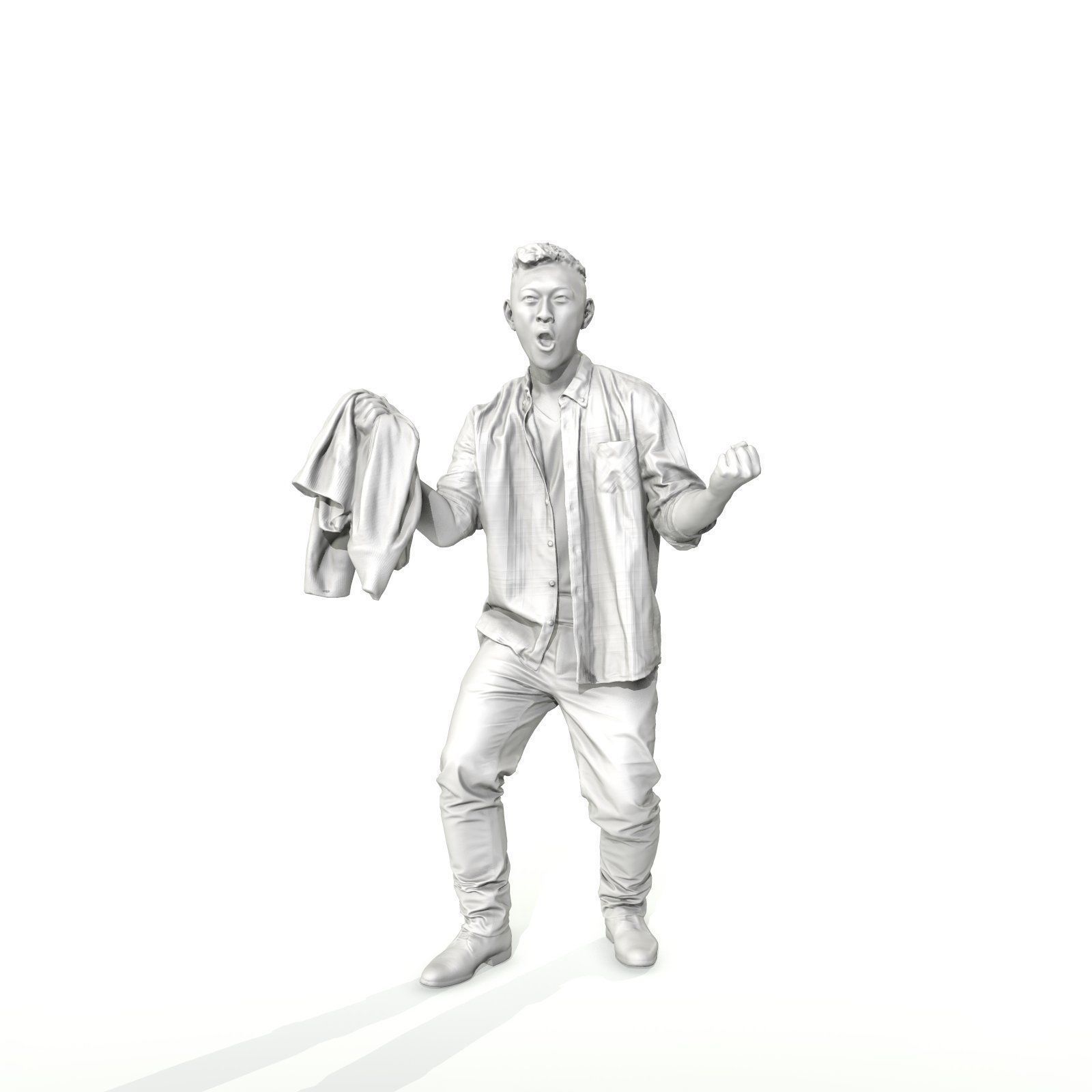 Cheering Standing Man CMan0313-HD2-O01P01-S 3D model_60
