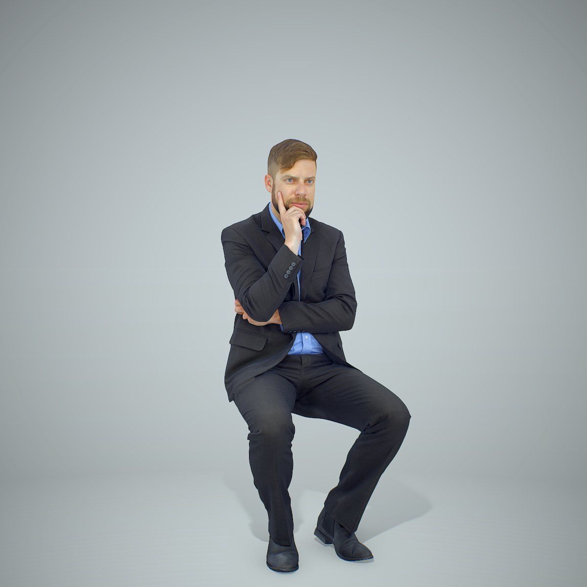 Sitting Business Man Thinking BMan0306-HD2-O04P01-S 3D model_50