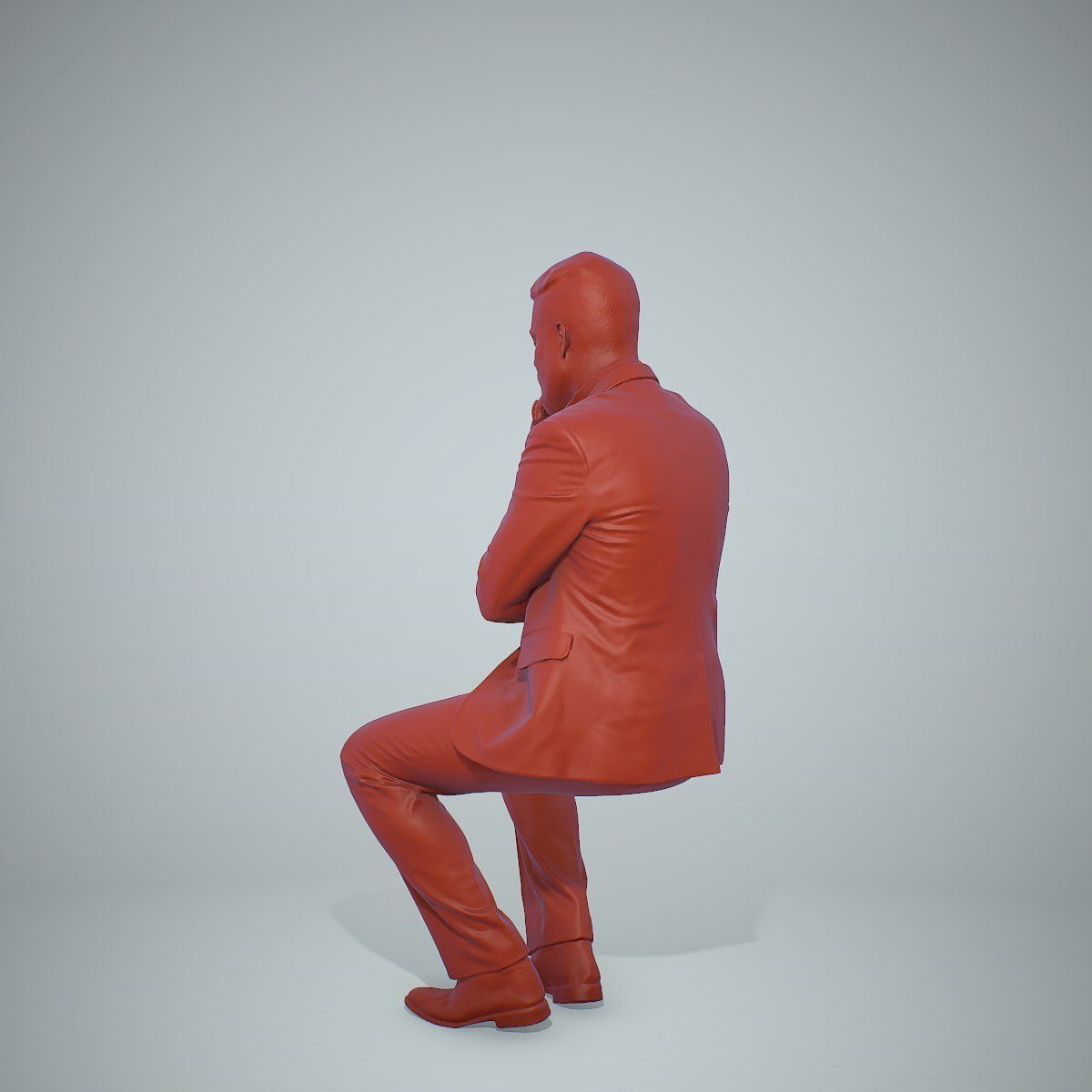 Sitting Business Man Thinking BMan0306-HD2-O04P01-S 3D model_25