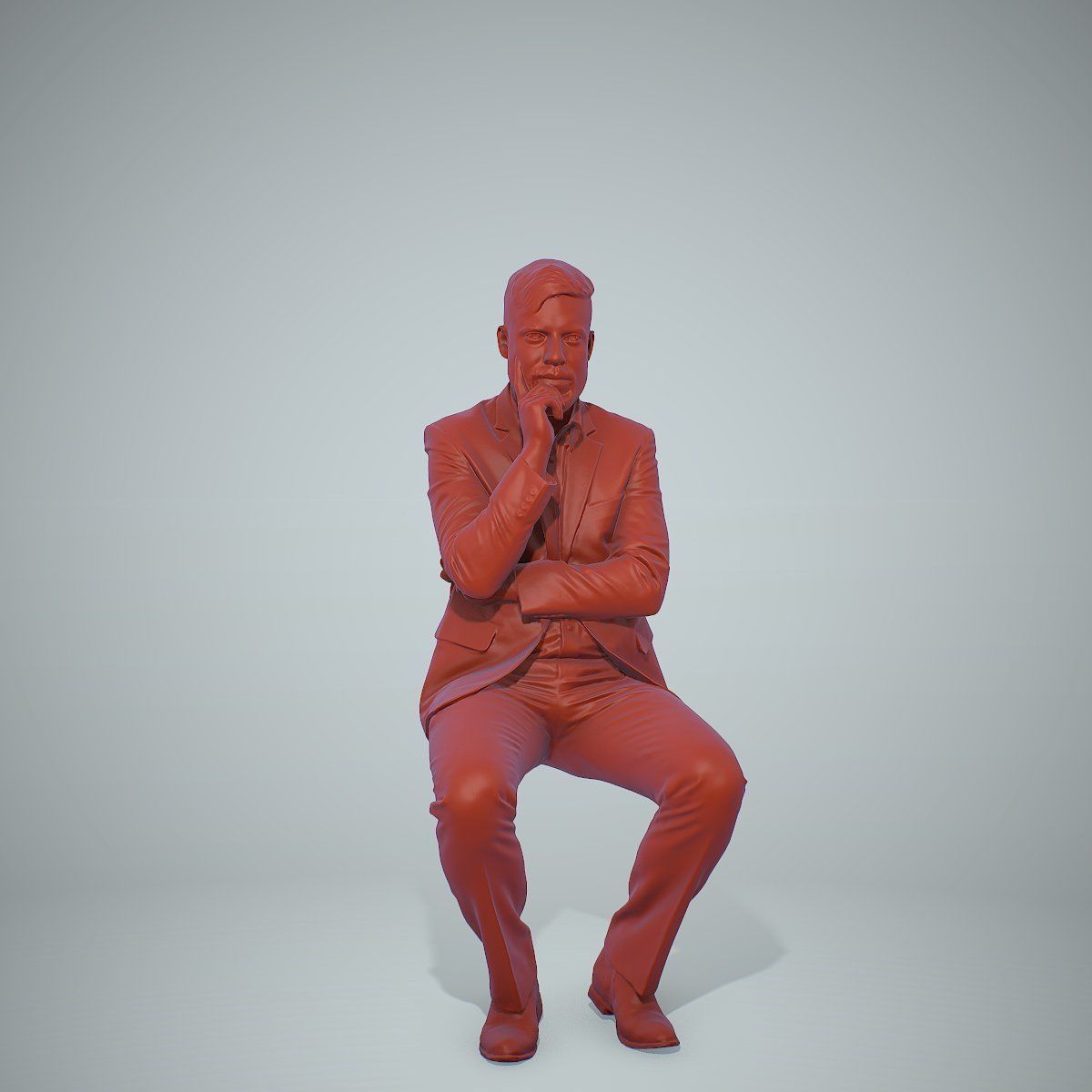 Sitting Business Man Thinking BMan0306-HD2-O04P01-S 3D model_42