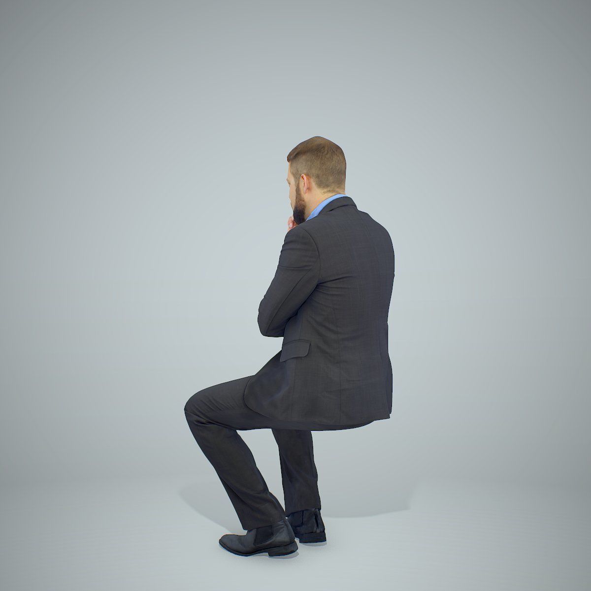 Sitting Business Man Thinking BMan0306-HD2-O04P01-S 3D model_15