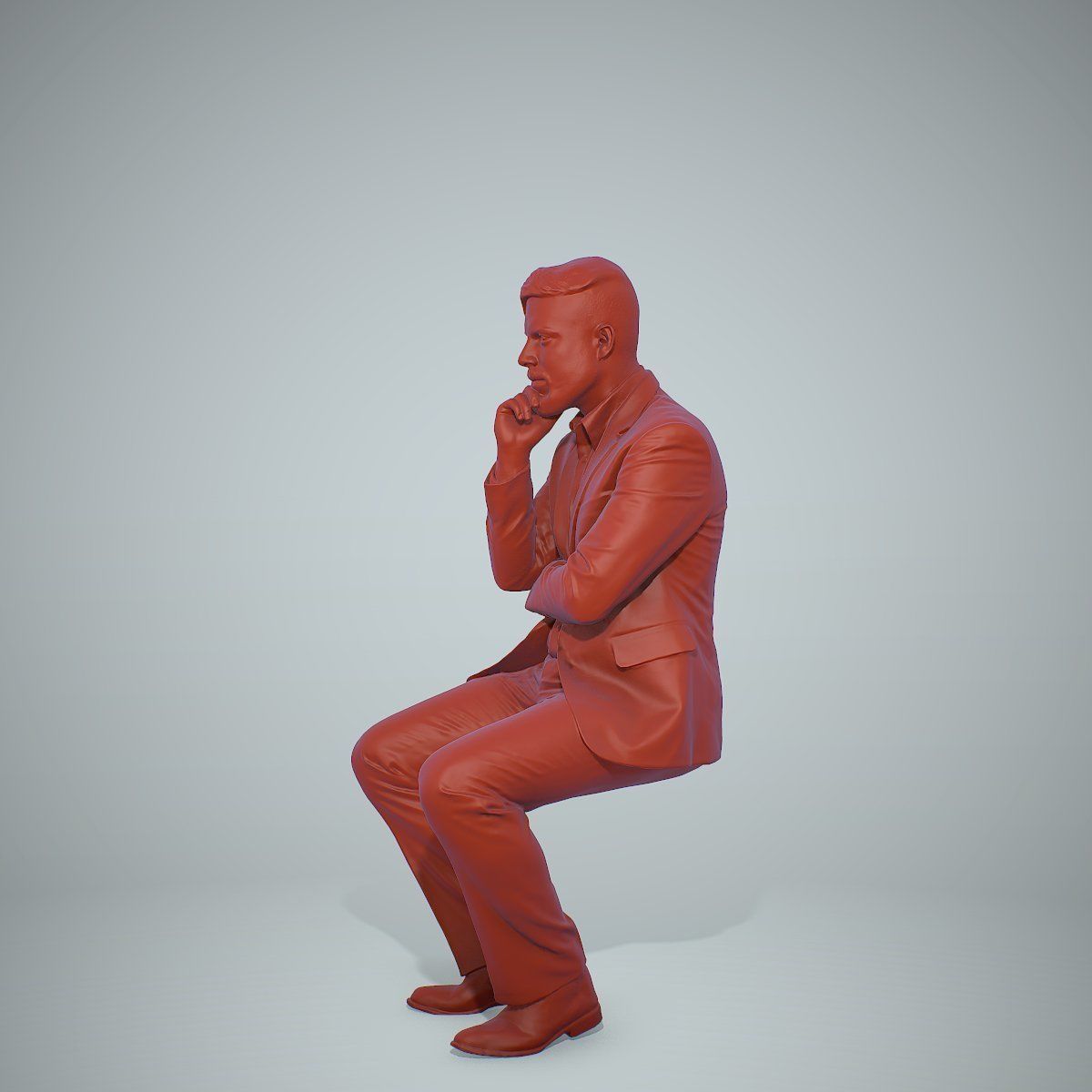 Sitting Business Man Thinking BMan0306-HD2-O04P01-S 3D model_12