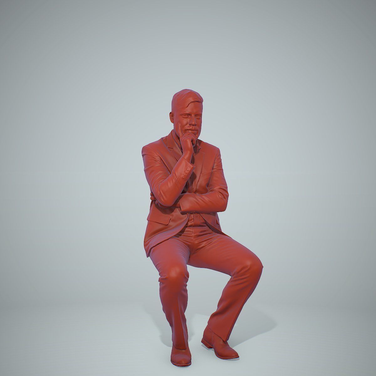 Sitting Business Man Thinking BMan0306-HD2-O04P01-S 3D model_46