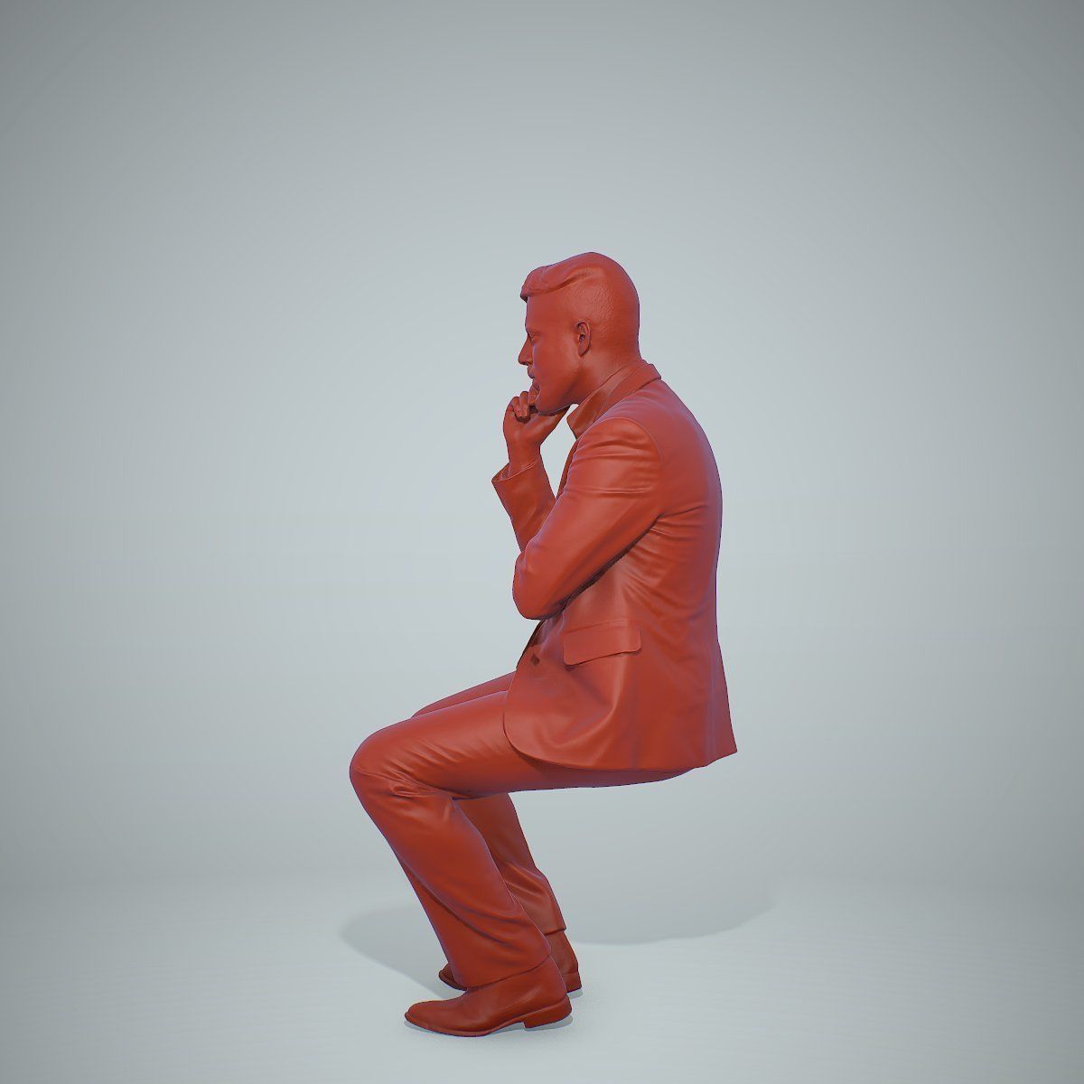Sitting Business Man Thinking BMan0306-HD2-O04P01-S 3D model_11