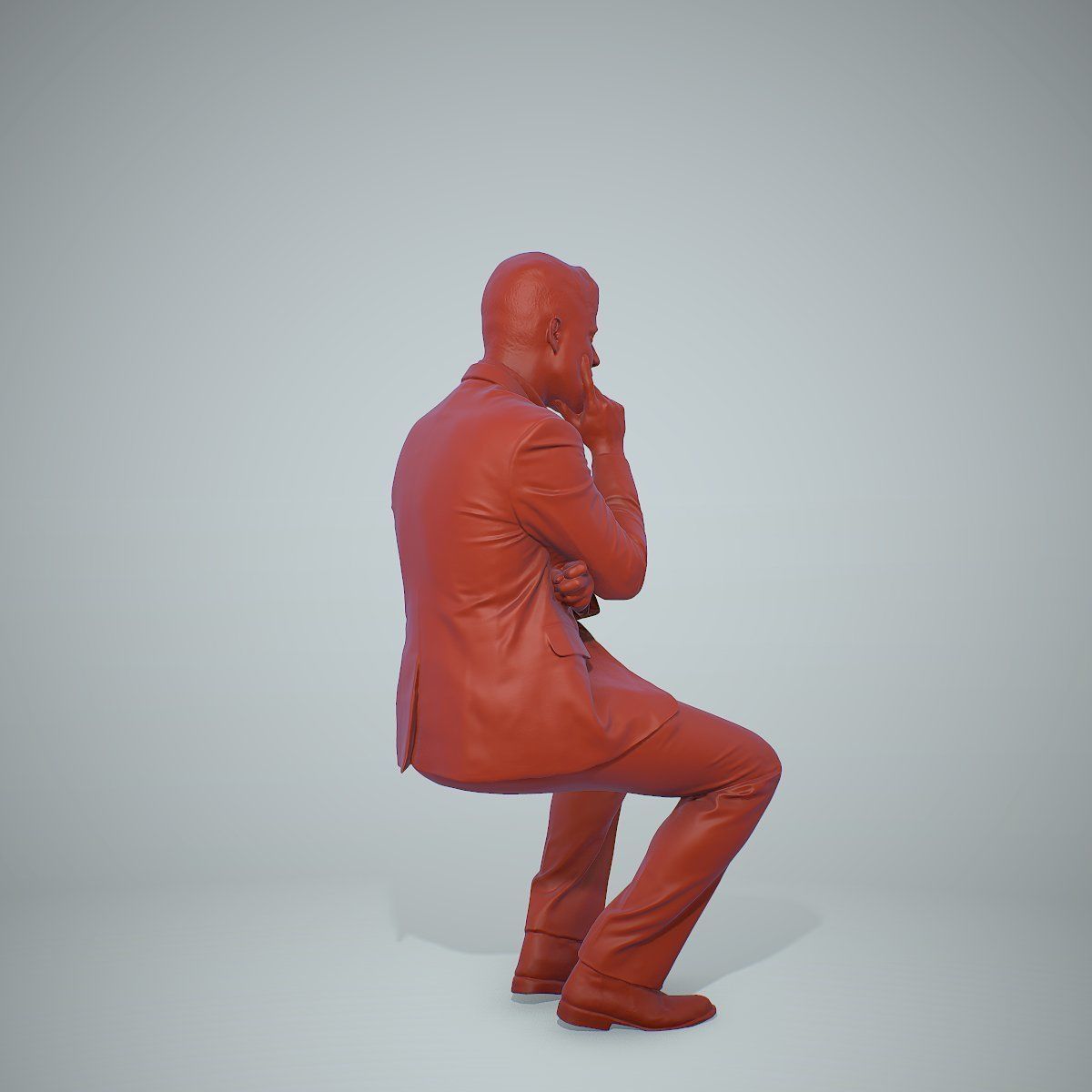 Sitting Business Man Thinking BMan0306-HD2-O04P01-S 3D model_73