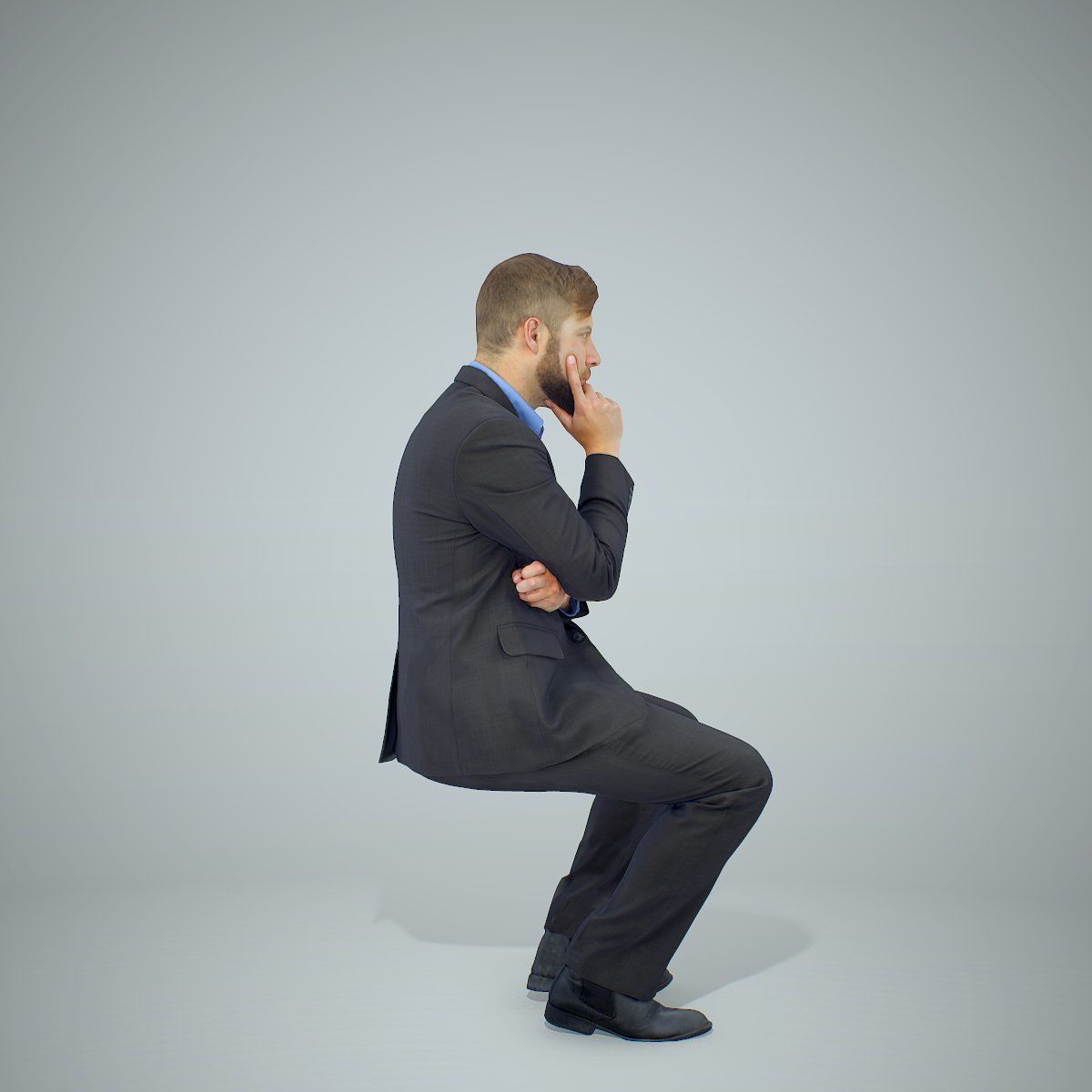 Sitting Business Man Thinking BMan0306-HD2-O04P01-S 3D model_59
