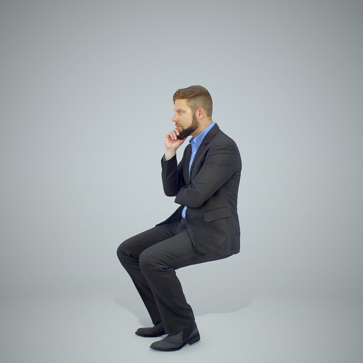 Sitting Business Man Thinking BMan0306-HD2-O04P01-S 3D model_56