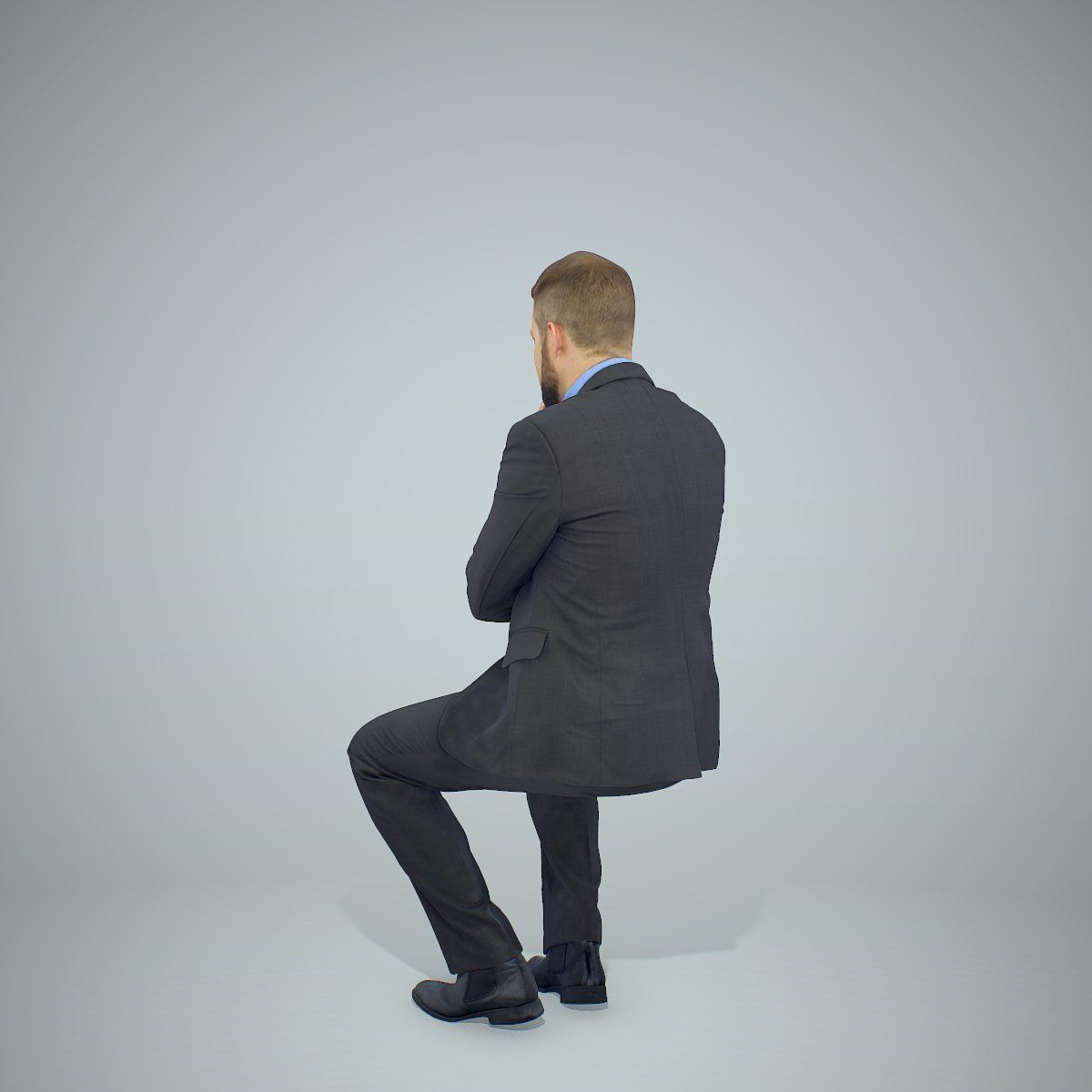 Sitting Business Man Thinking BMan0306-HD2-O04P01-S 3D model_60