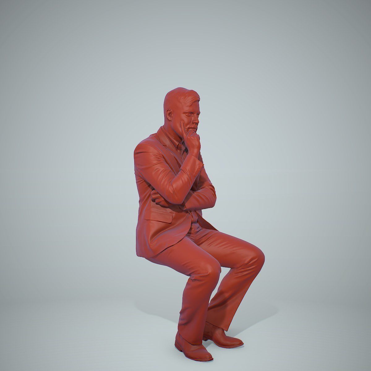Sitting Business Man Thinking BMan0306-HD2-O04P01-S 3D model_51