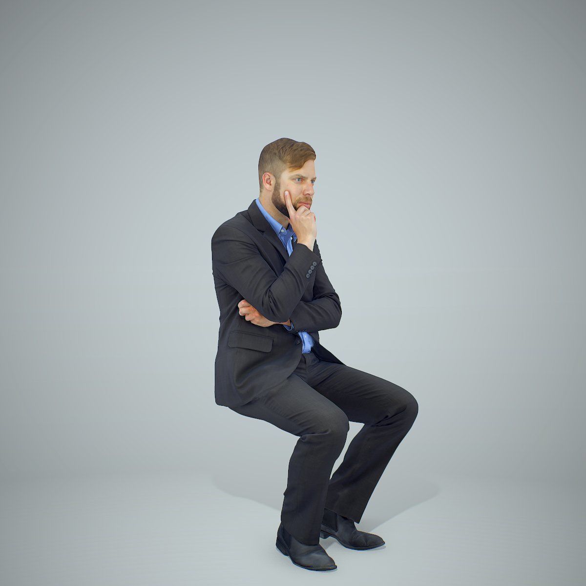 Sitting Business Man Thinking BMan0306-HD2-O04P01-S 3D model_52