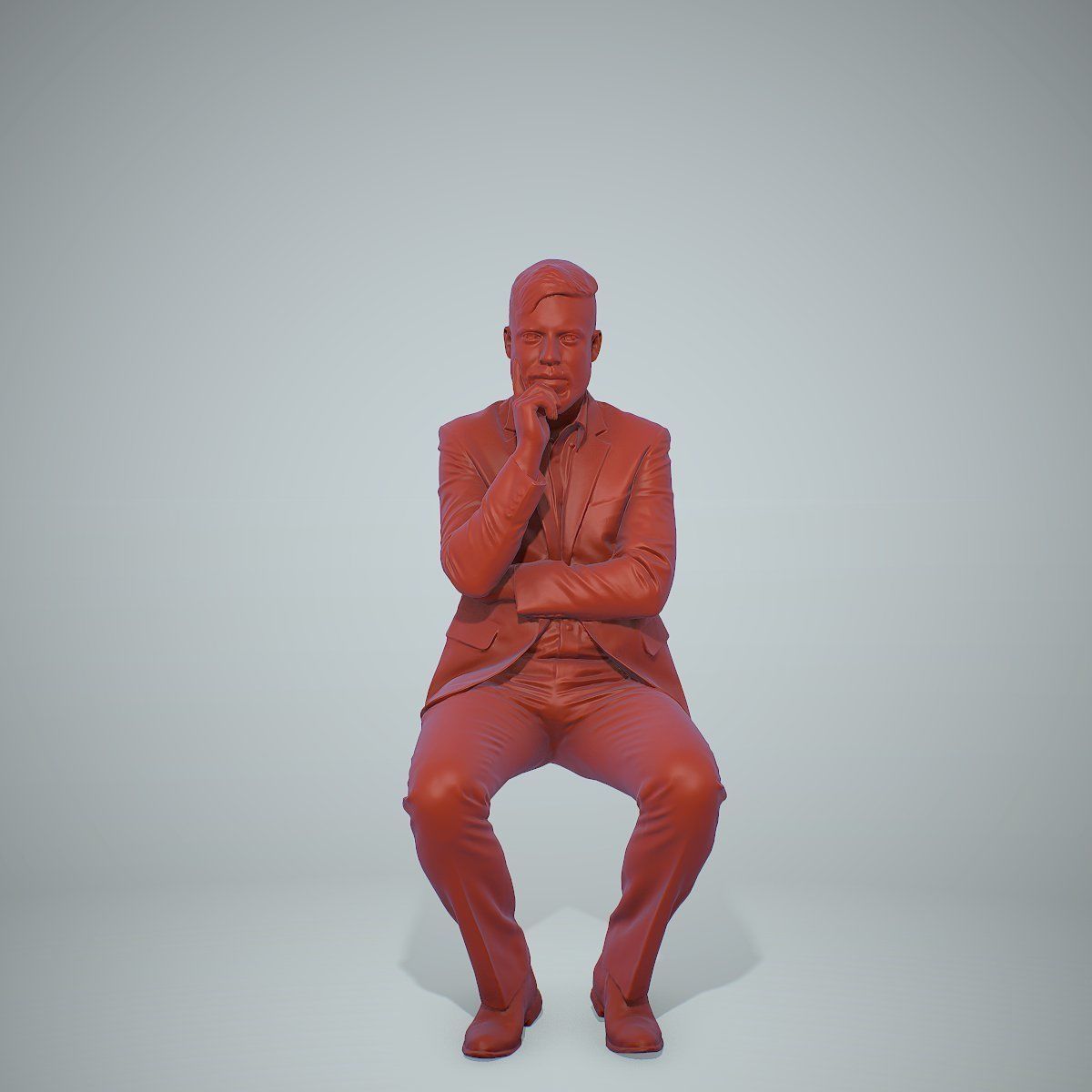Sitting Business Man Thinking BMan0306-HD2-O04P01-S 3D model_62