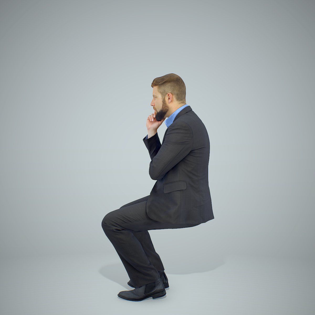Sitting Business Man Thinking BMan0306-HD2-O04P01-S 3D model_41
