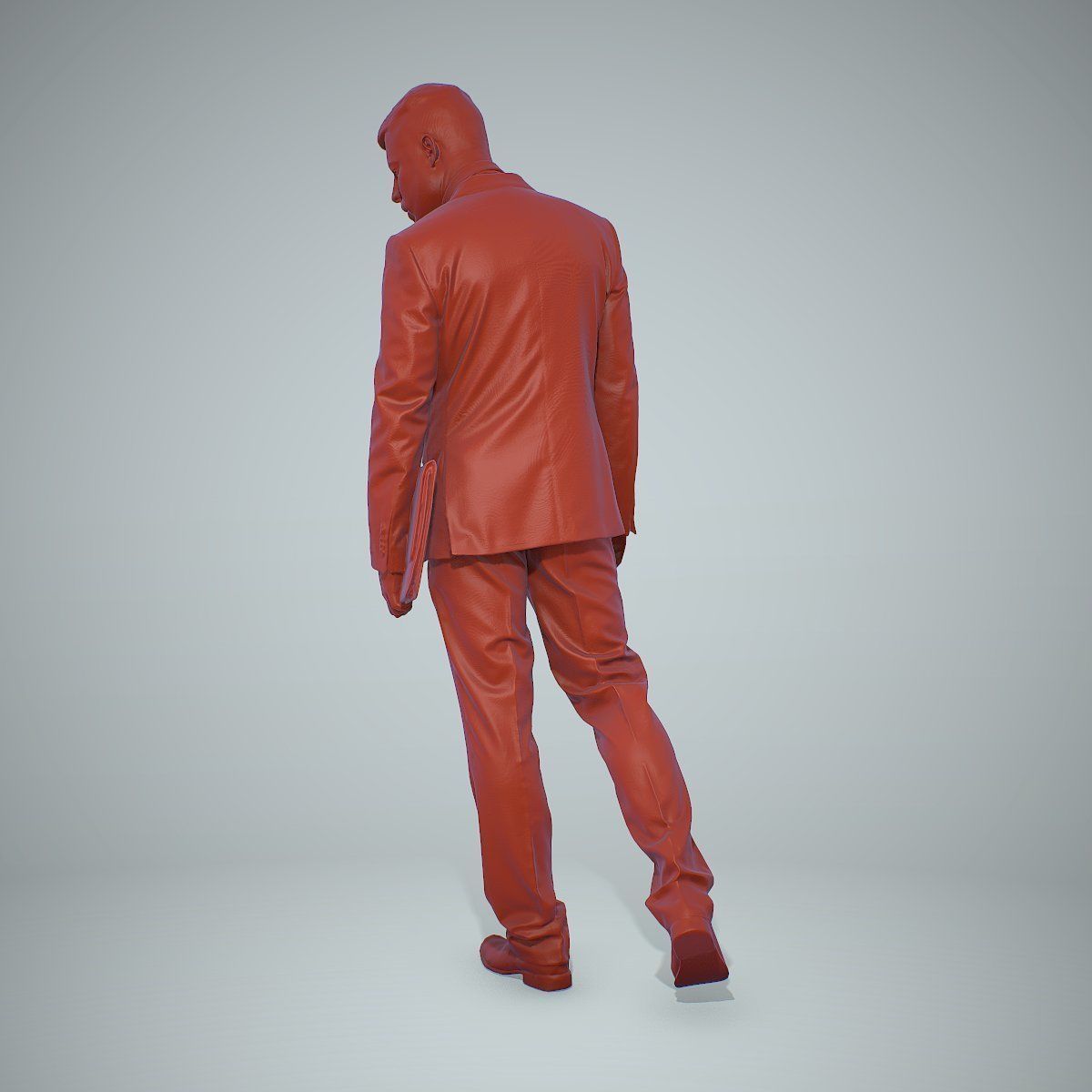 Standing Business Man Holding Laptop BMan0306-HD2-O03P01-S 3D model_6