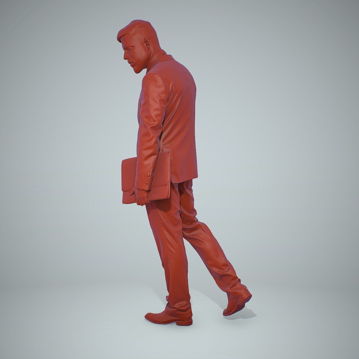 Standing Business Man Holding Laptop BMan0306-HD2-O03P01-S 3D model_50