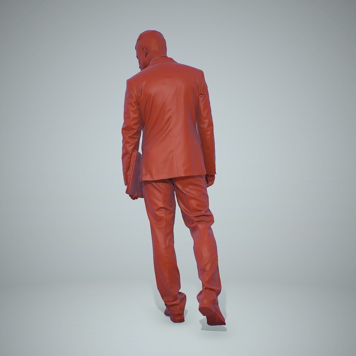 Standing Business Man Holding Laptop BMan0306-HD2-O03P01-S 3D model_61