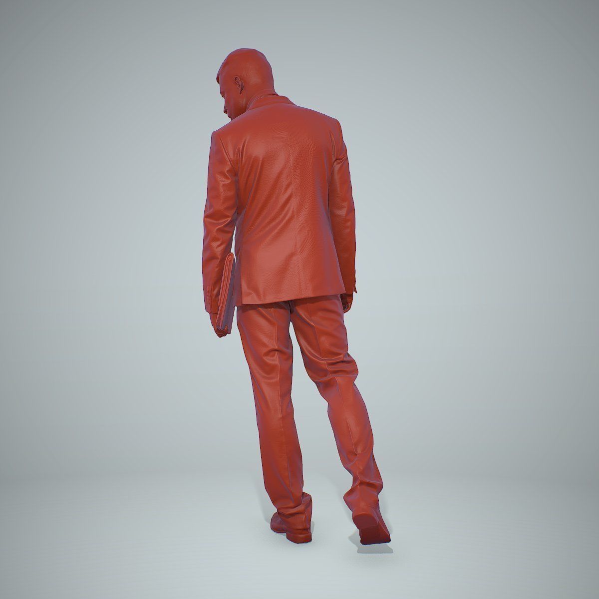 Standing Business Man Holding Laptop BMan0306-HD2-O03P01-S 3D model_29