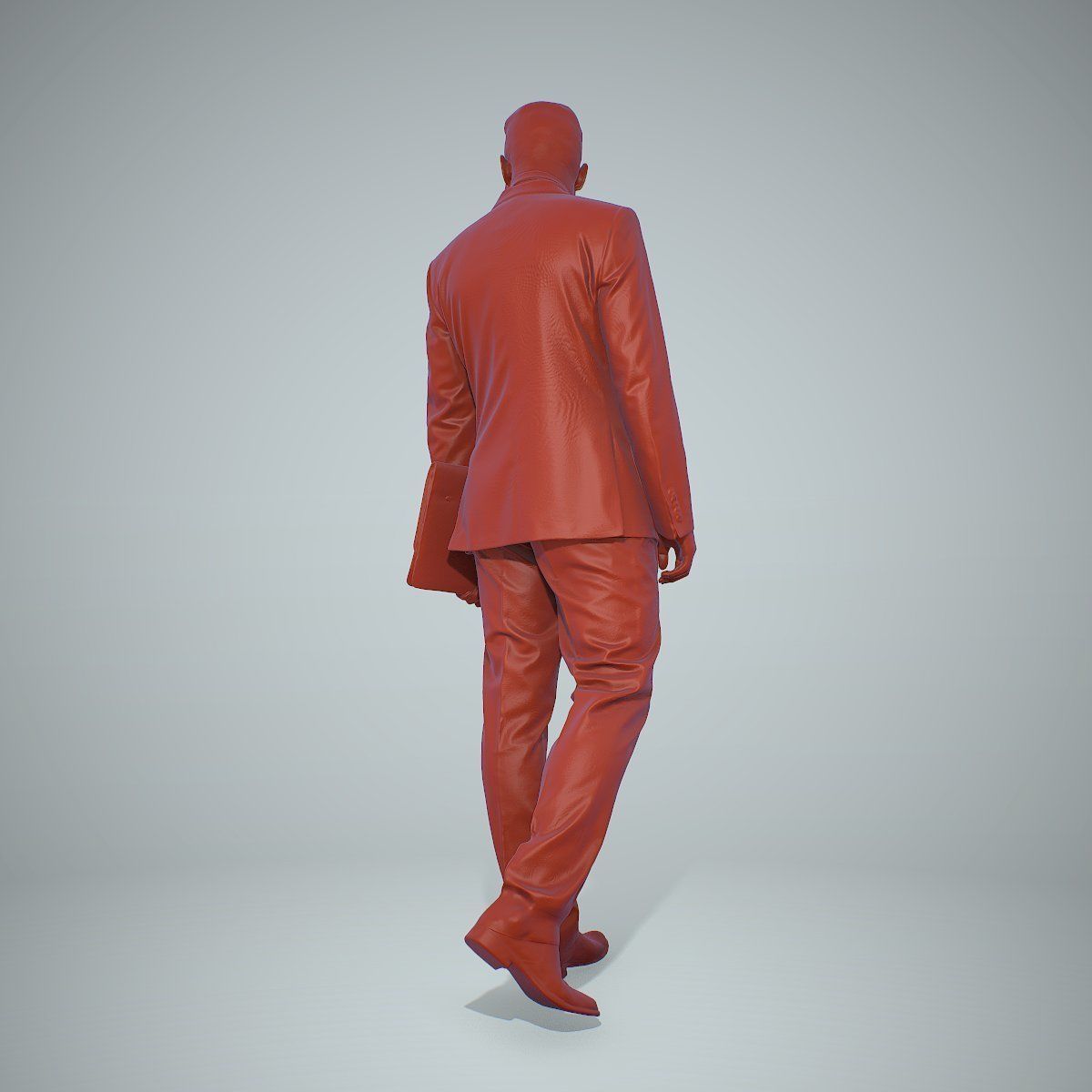 Standing Business Man Holding Laptop BMan0306-HD2-O03P01-S 3D model_41