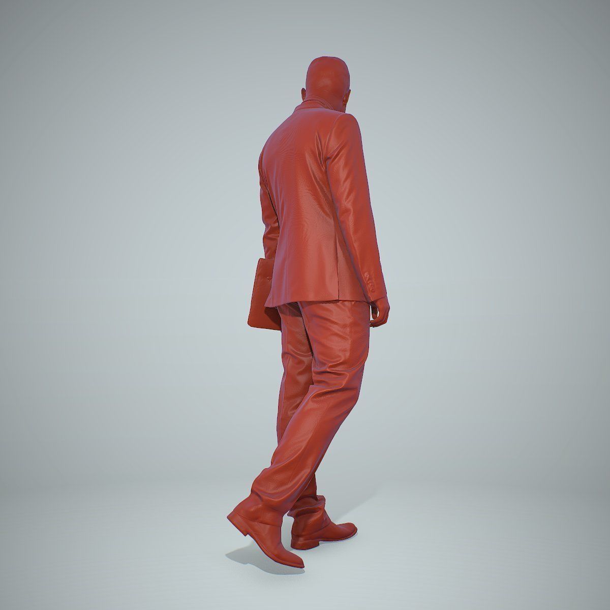 Standing Business Man Holding Laptop BMan0306-HD2-O03P01-S 3D model_7