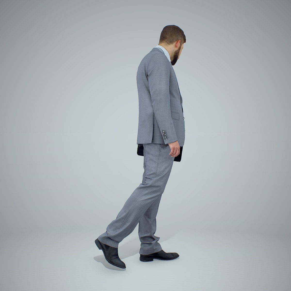 Standing Business Man Holding Laptop BMan0306-HD2-O03P01-S 3D model_33