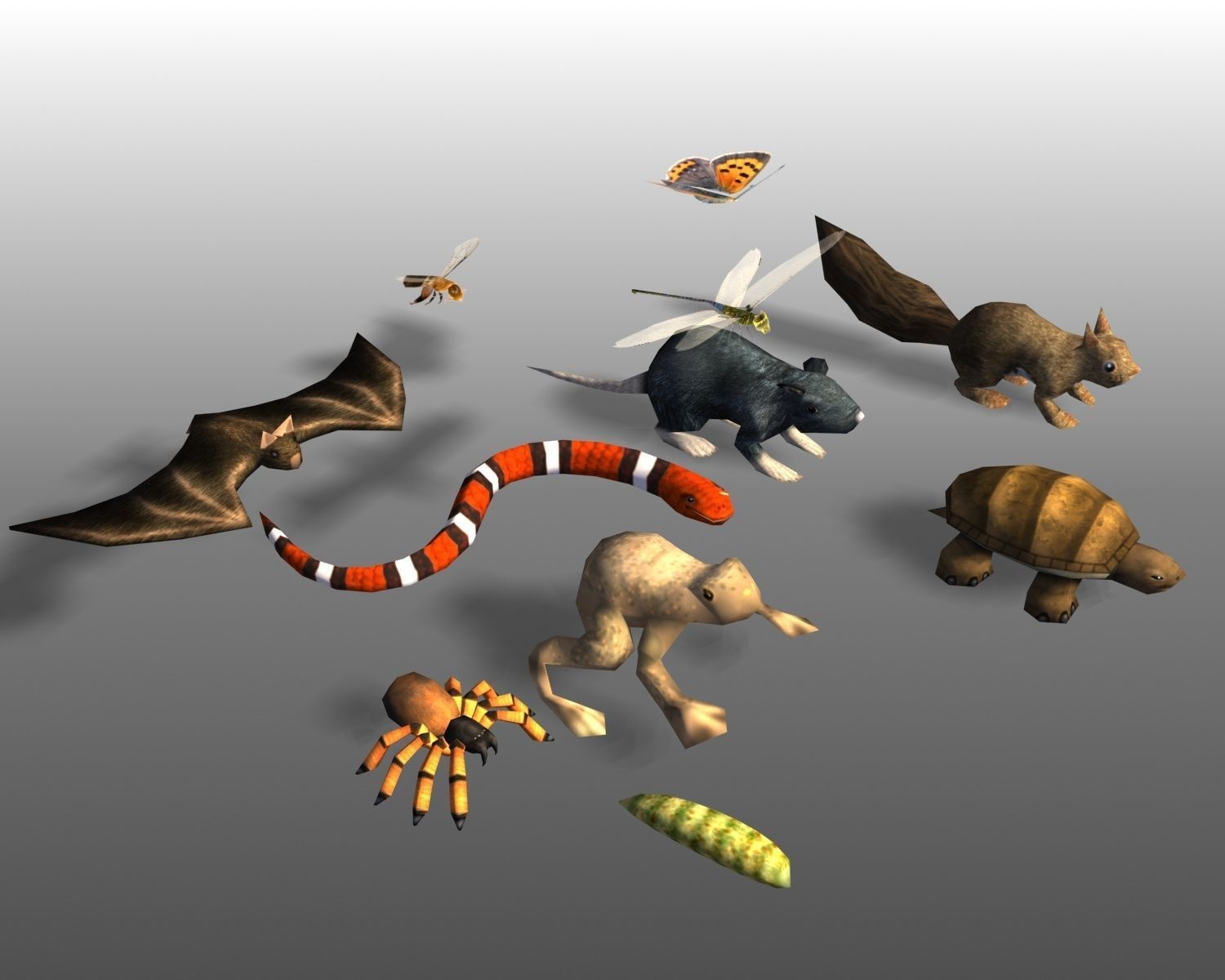 Low Poly Critter Pack Low-poly 3D model_3