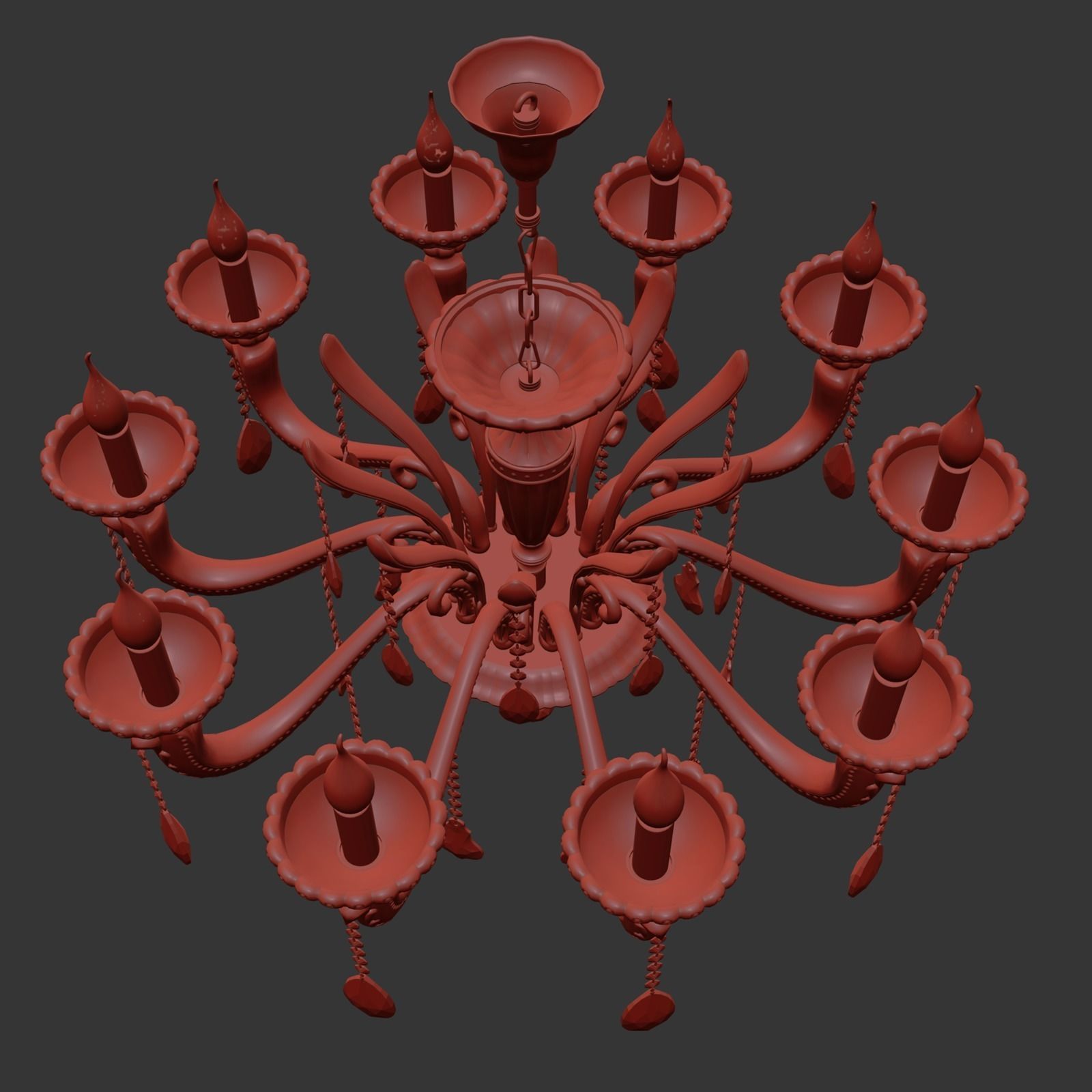 698102 Alzata Osgona Chandelier 3D model_7