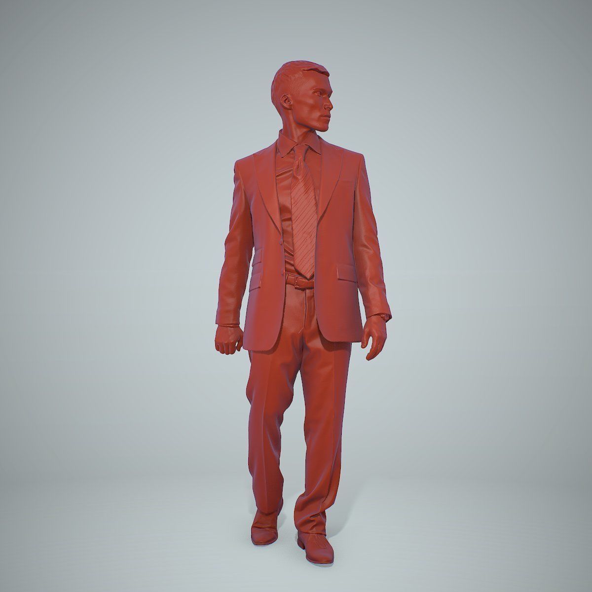 Standing Business Man Wearing Suit BMan0305-HD2-O02P01-S 3D model_57