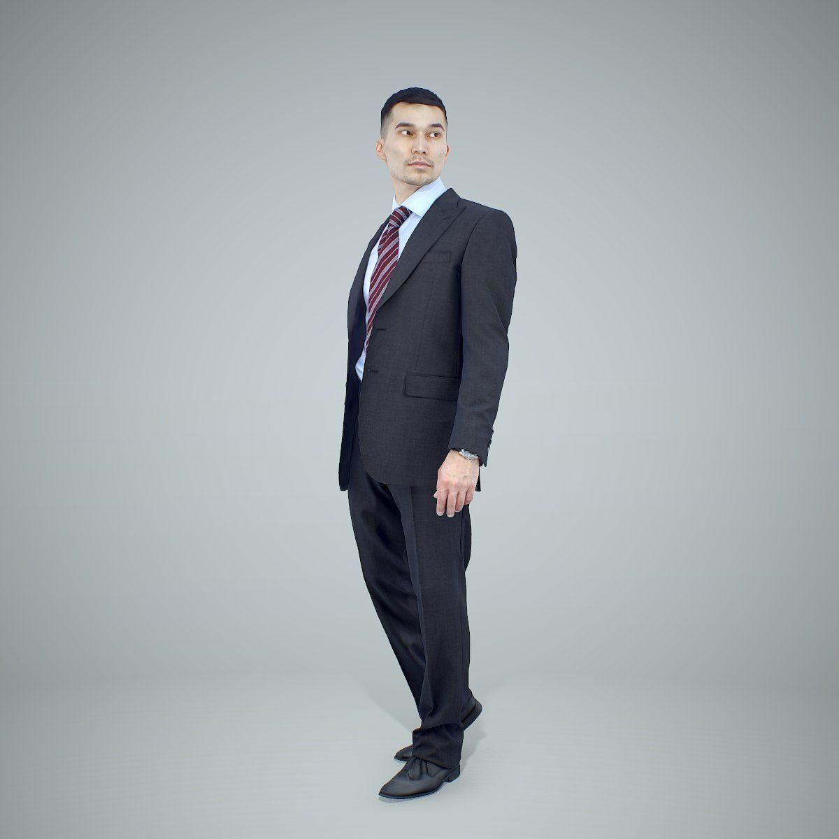 Standing Business Man Wearing Suit BMan0305-HD2-O02P01-S 3D model_44
