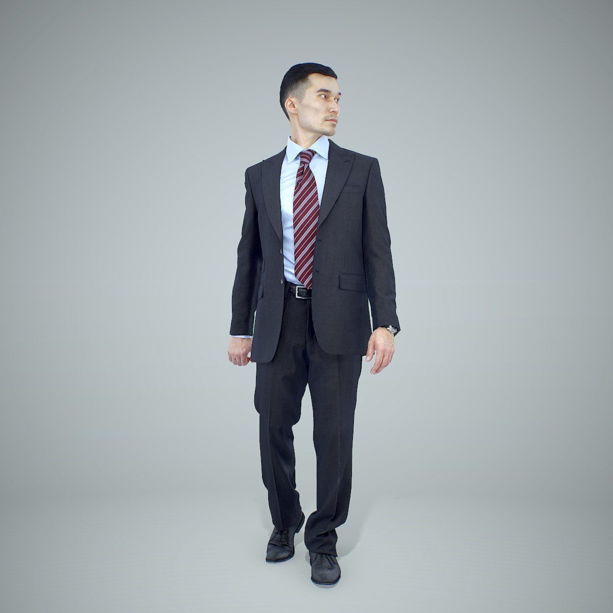Standing Business Man Wearing Suit BMan0305-HD2-O02P01-S 3D model_71