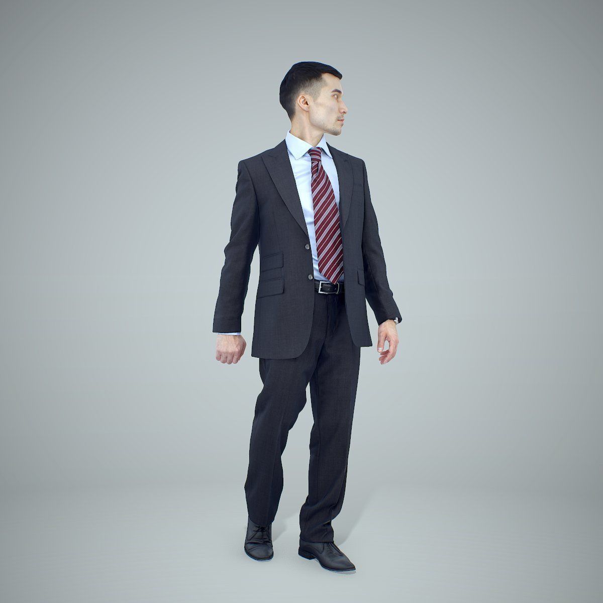 Standing Business Man Wearing Suit BMan0305-HD2-O02P01-S 3D model_26