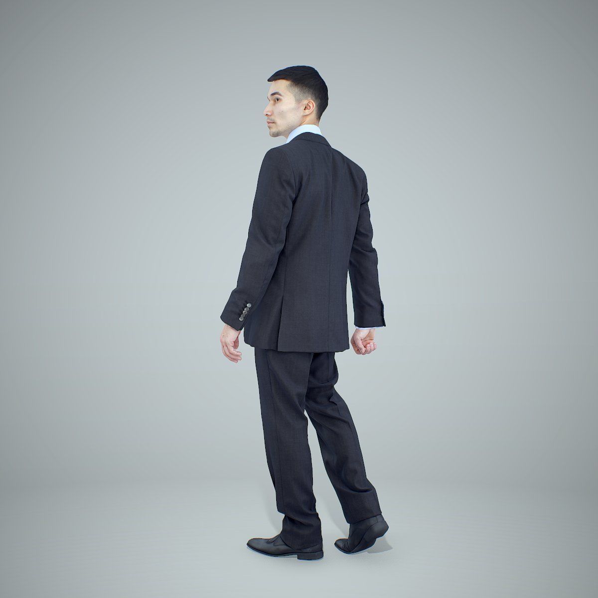 Standing Business Man Wearing Suit BMan0305-HD2-O02P01-S 3D model_66