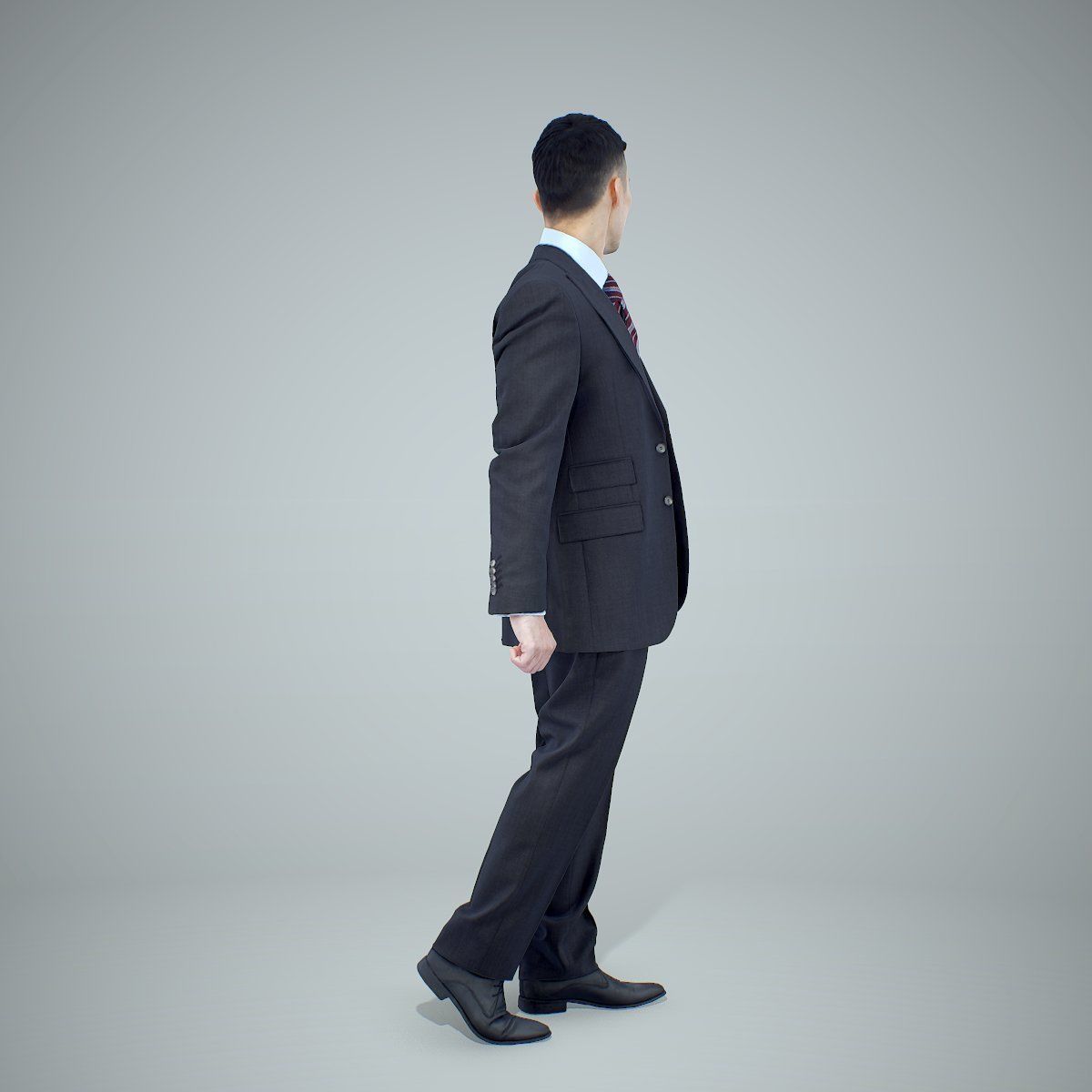 Standing Business Man Wearing Suit BMan0305-HD2-O02P01-S 3D model_56